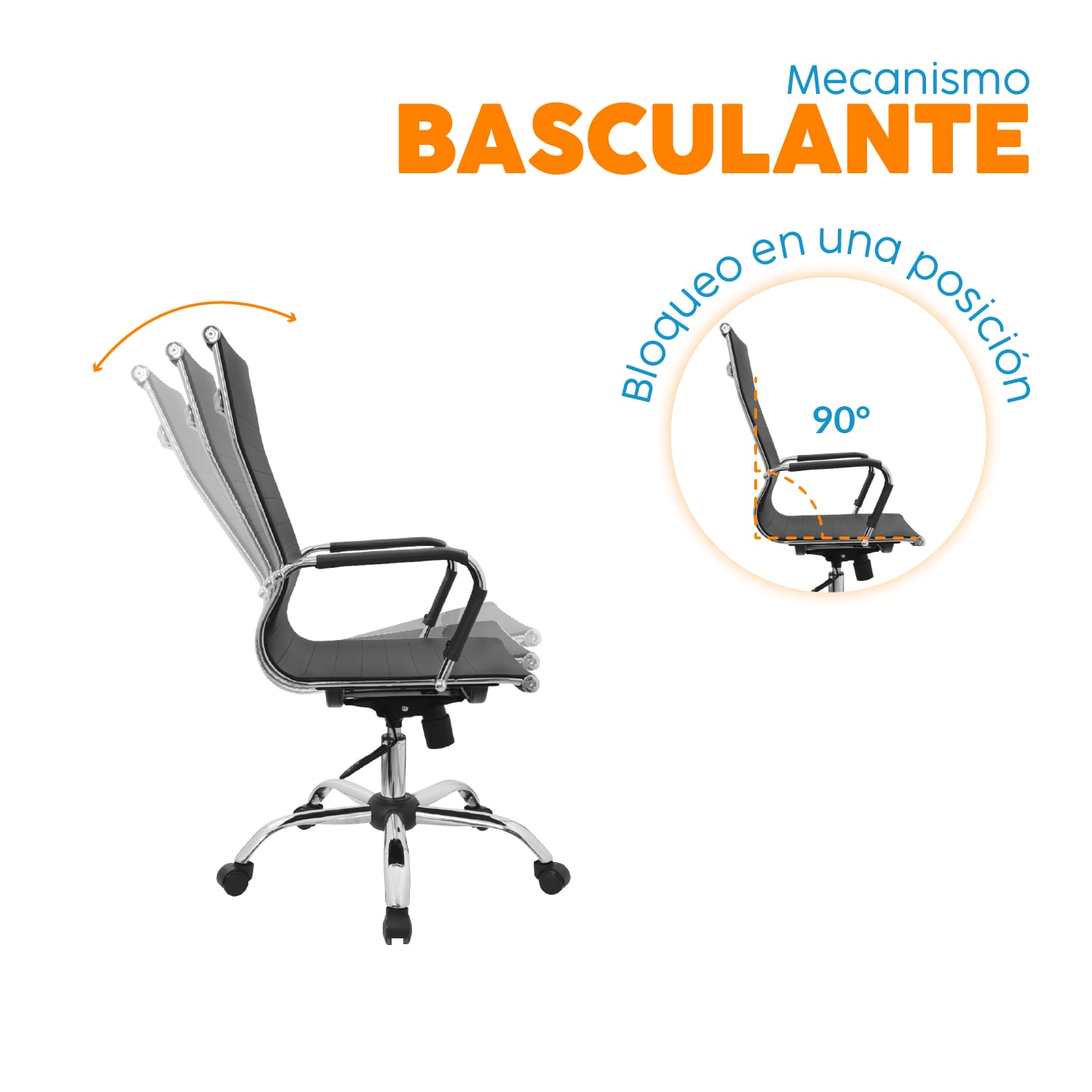 SILLA DE ESCRITORIO BOSS NEGRO BONNO - 2