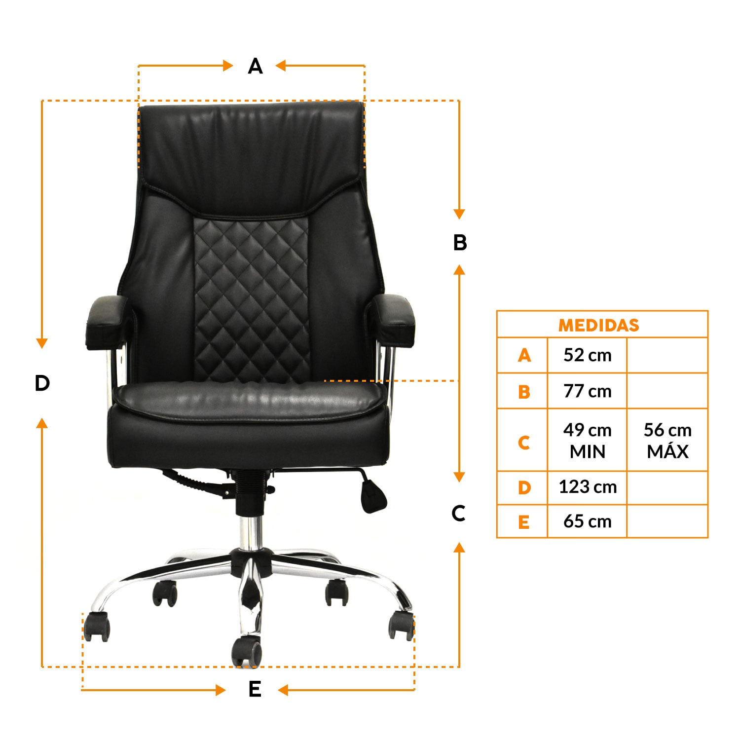 SILLON DE ESCRITORIO CLASSIC II BONNO - 3
