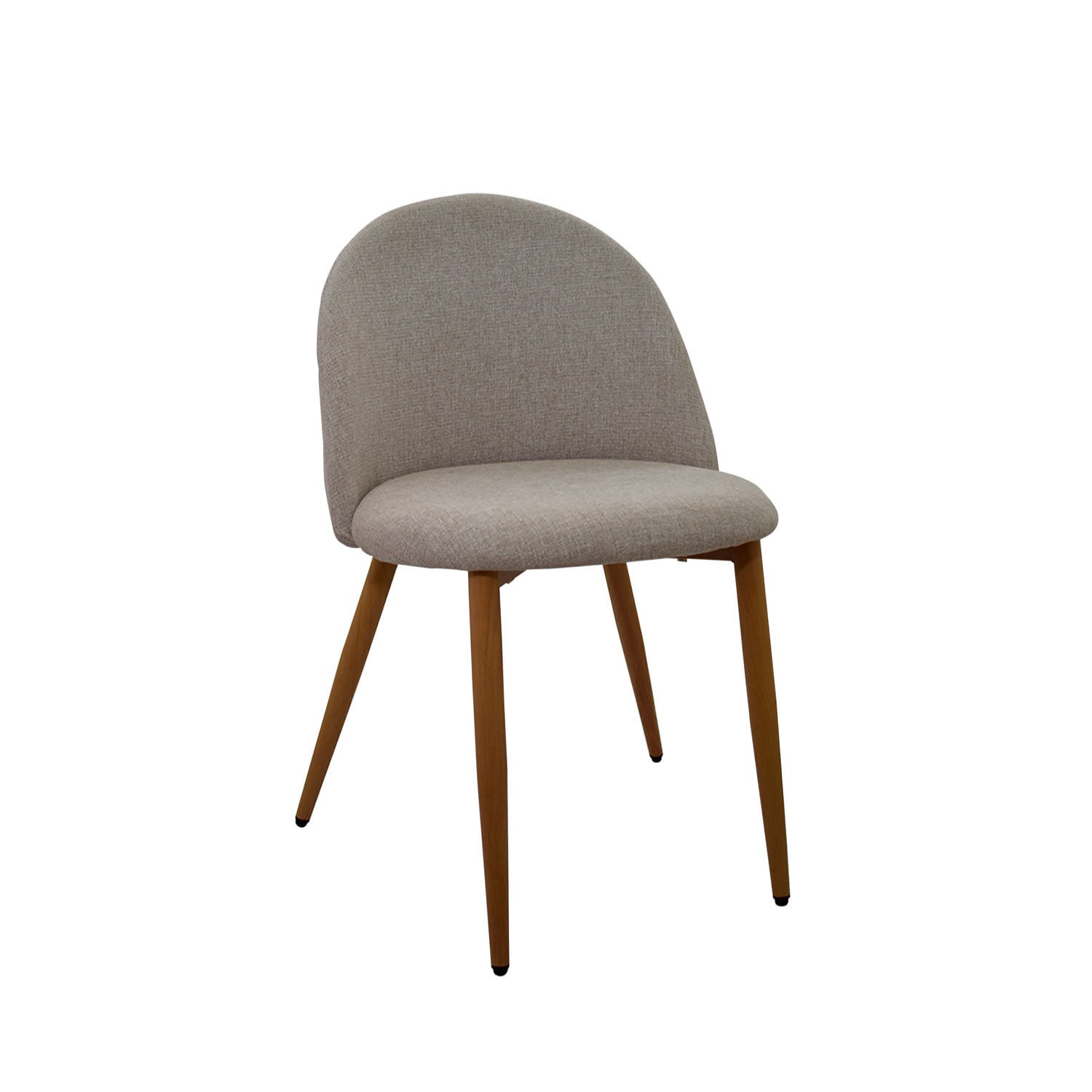 SILLA FIJA DE DISEÑO ALI TELA ARENA BONNO - 1