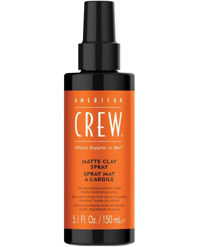 AMERICAN CREW MATTE CLAY SPRAY X 150 ML - SPRAY DE FIJACIÓN MEDIA/FUERTE Y EFECTO MATE - 1