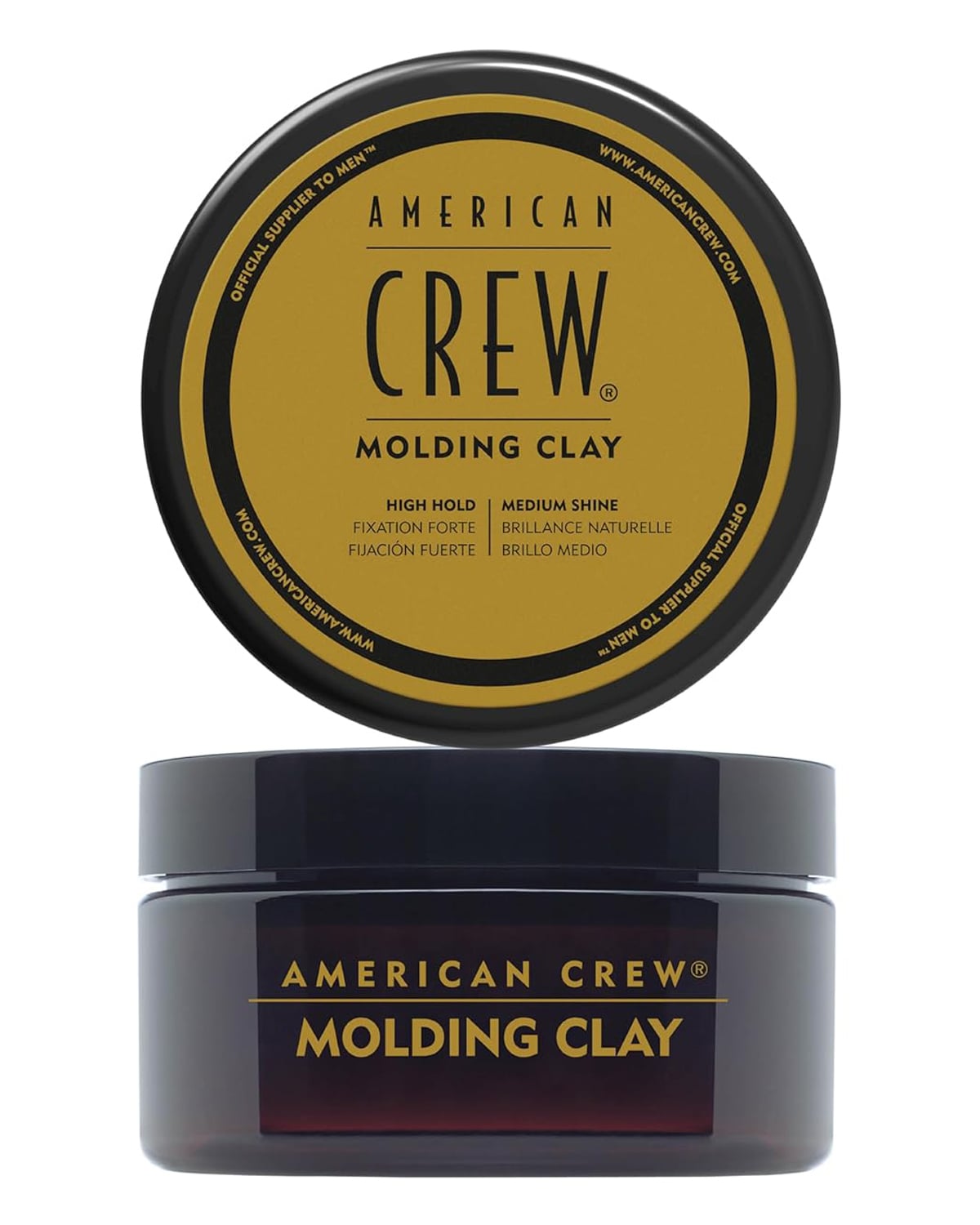 AMERICAN CREW  MOLDING CLAY X 85 GR - CERA DE FIJACIÓN FUERTE Y BRILLO MEDIO - 1