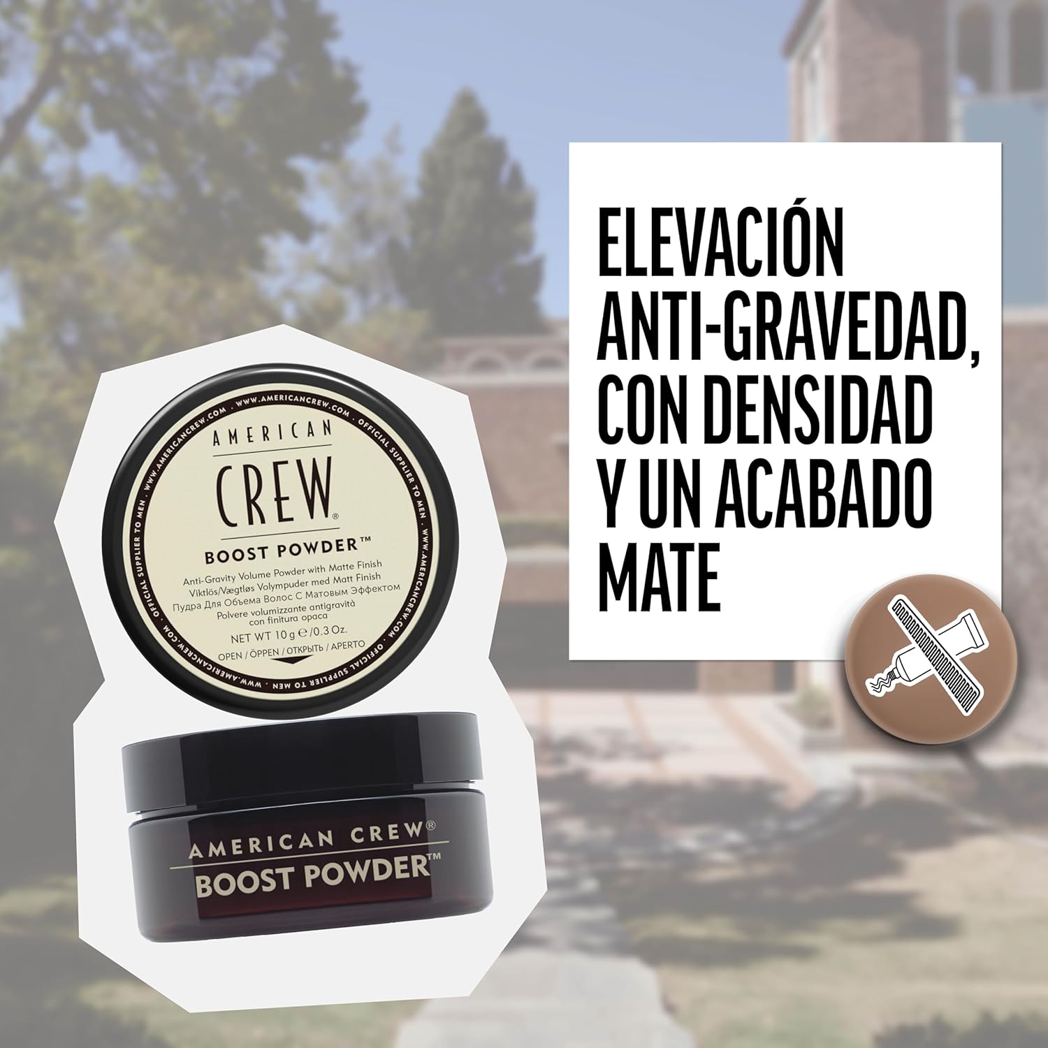 AMERICAN CREW BOOST POWDER X 20 GR - POLVO ANTIGRAVEDAD FIJACIÓN BAJA EFECTO MATE - 5