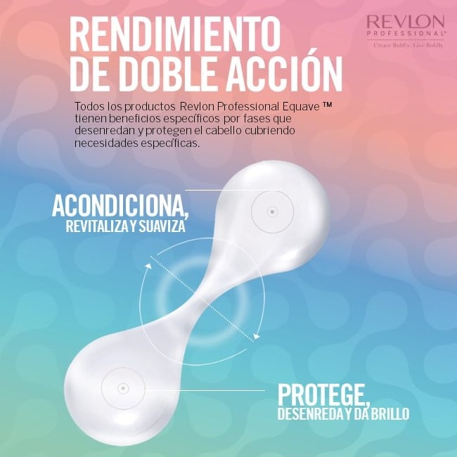 ACONDICIONADOR REVLON PROFESSIONAL 200ML EQUAVE HYDRO CONDITIONER DESENREDANTE CABELLOS NORMALES Y SECOS - 4