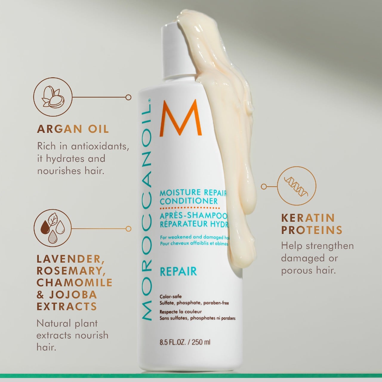 ACONDICIONADOR MOROCCANOIL 250ML MOISTURE REPAIR CONDITIONER REPARADOR - 2