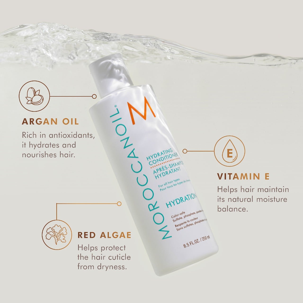 ACONDICIONADOR MOROCCANOIL 250ML HYDRATING CONDITIONER HIDRATANTE - 2