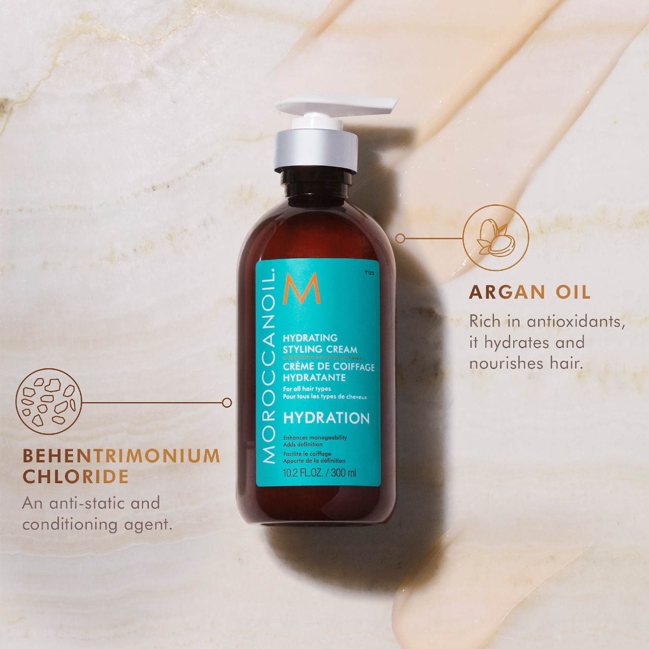 CREMA MOROCCANOIL 521028 300ML HYDRATING STYLING CREAM PEINAR HIDRATANTE - 2