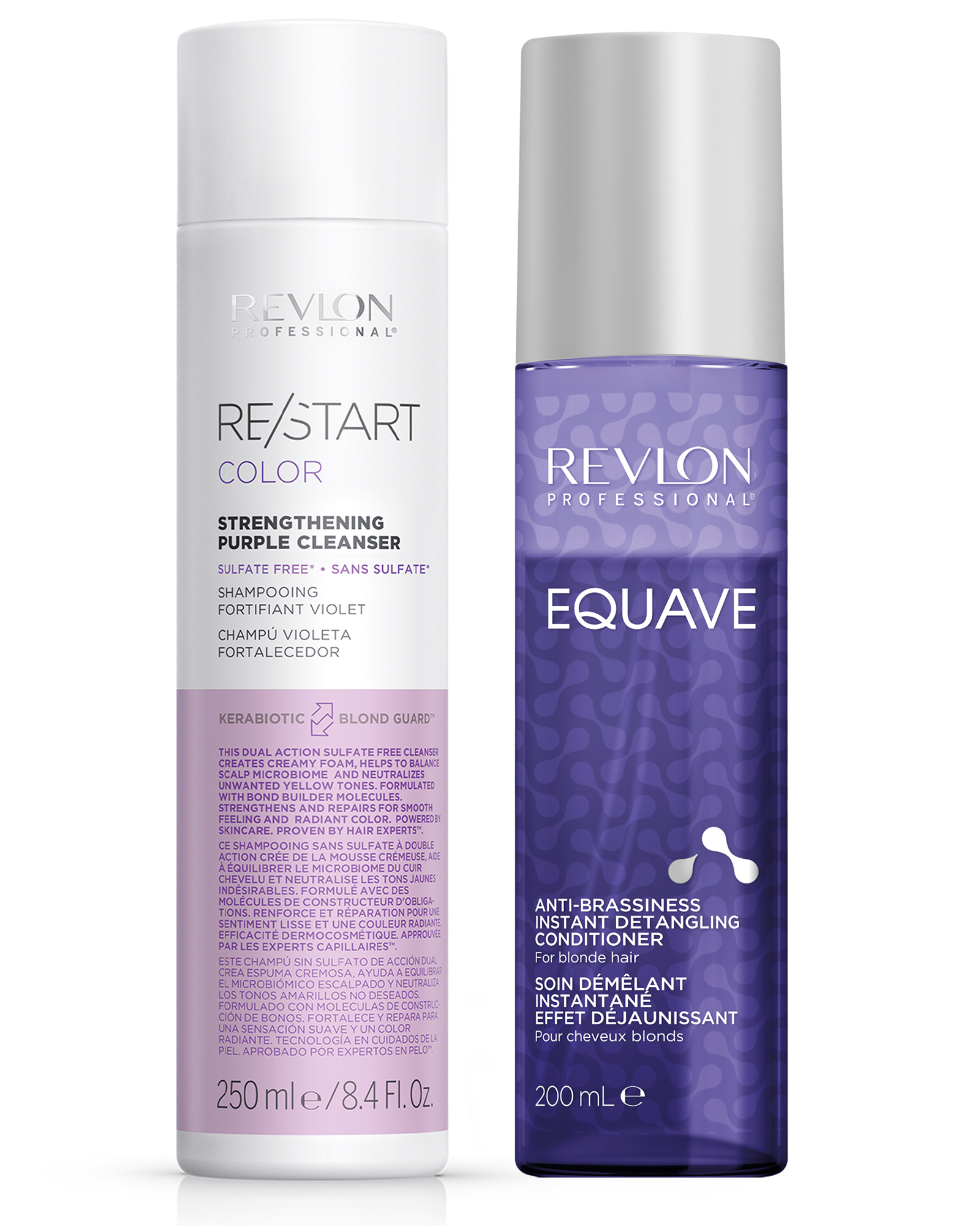 REVLON PROFESSIONAL RESTART BLONDE SET 1 [SHP+EQB] - ESPECIAL PARA RUBIAS - 1