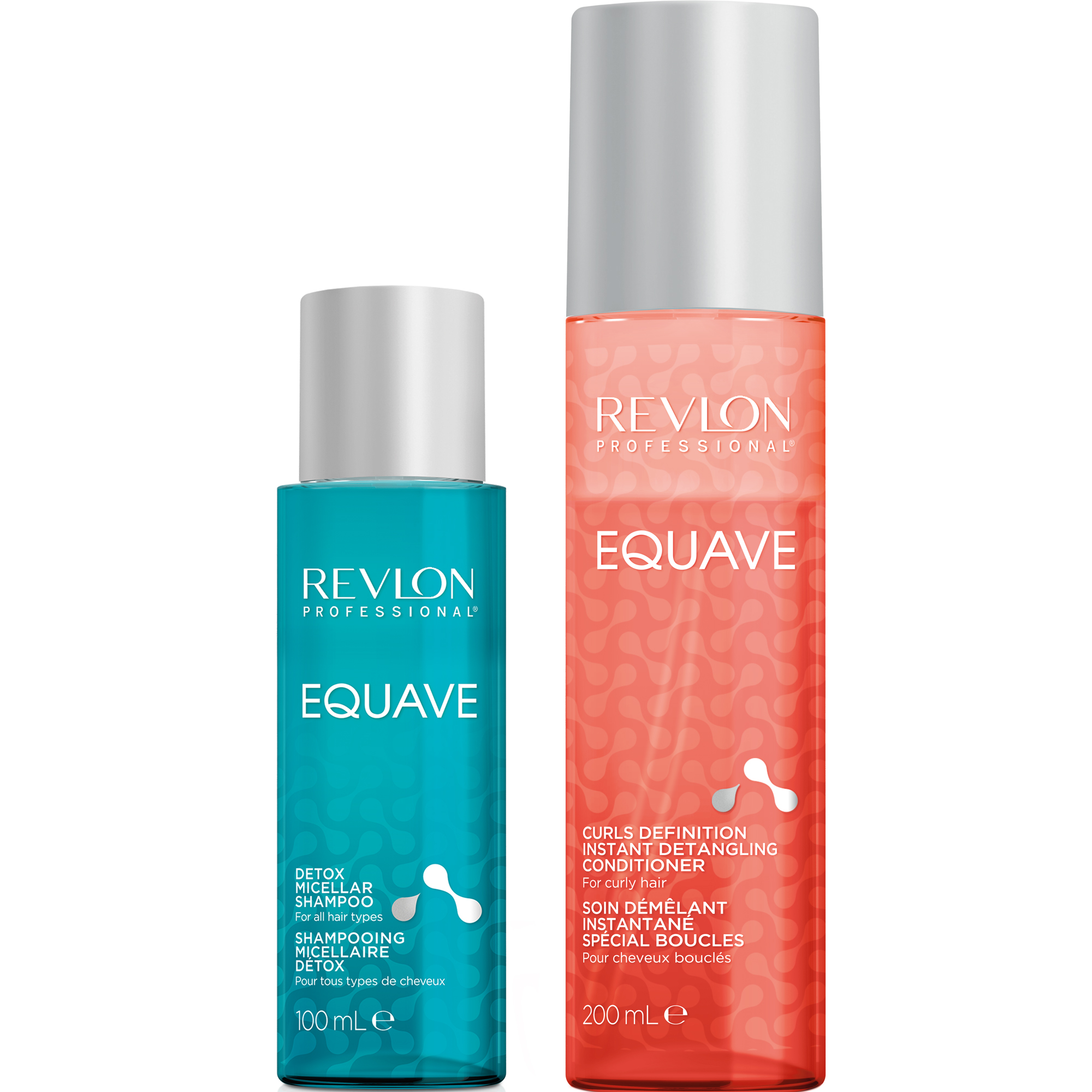 REVLON PROFESSIONAL EQUAVE SET CURLS [SHA+COND] - P/ CAB RIZADO - 1