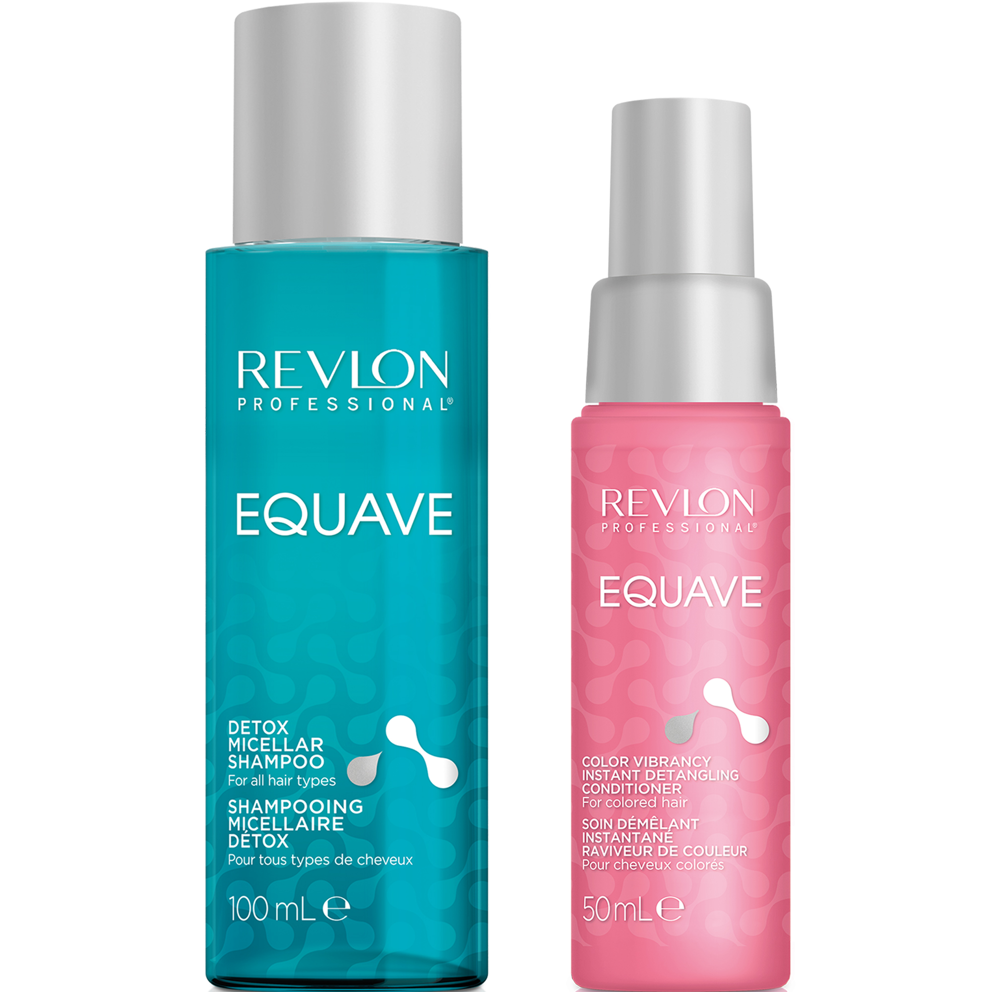 REVLON PROFESSIONAL EQUAVE TRAVEL SET COLOR [SHA+COND50] - 1