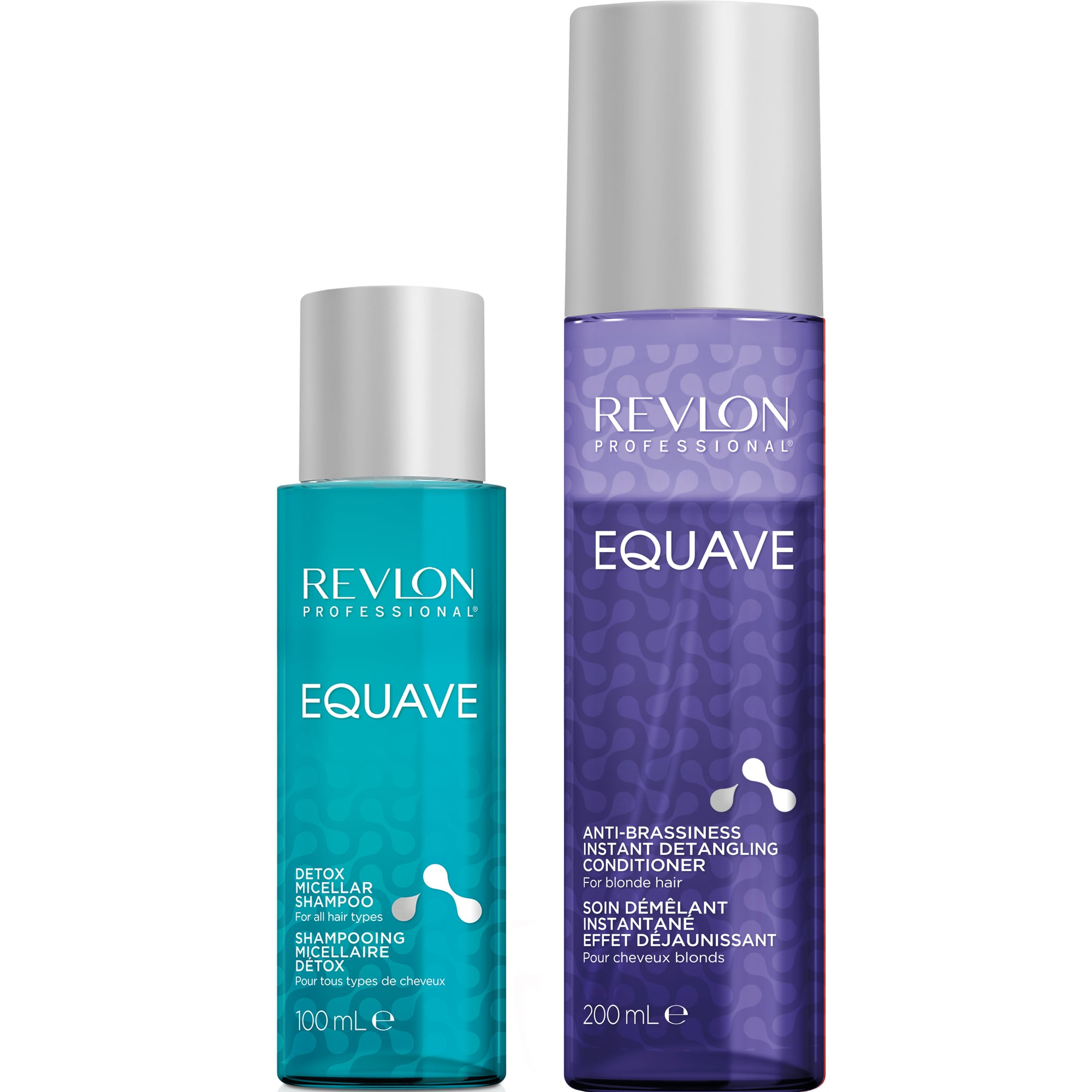 REVLON PROFESSIONAL EQUAVE SET BLONDE [SHA+COND] - P/ CAB RUBIO - 1