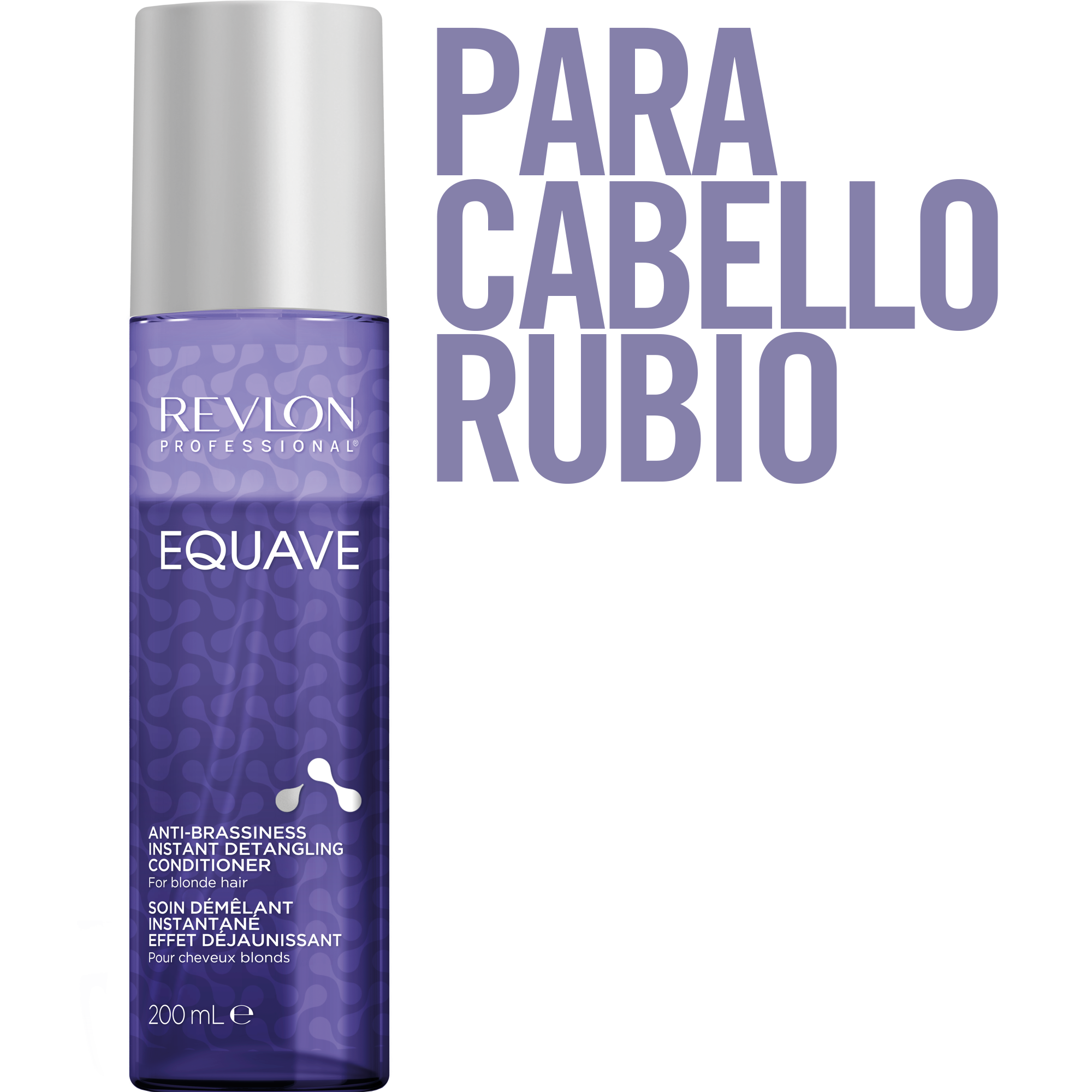 REVLON PROFESSIONAL EQUAVE SET BLONDE [SHA+COND] - P/ CAB RUBIO - 3