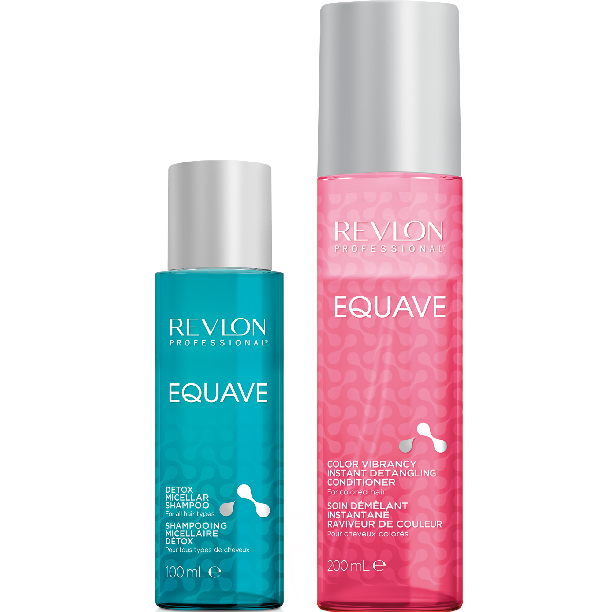 REVLON PROFESSIONAL EQUAVE SET COLOR [SHA+COND] - P/ CAB TEÑIDO - 1