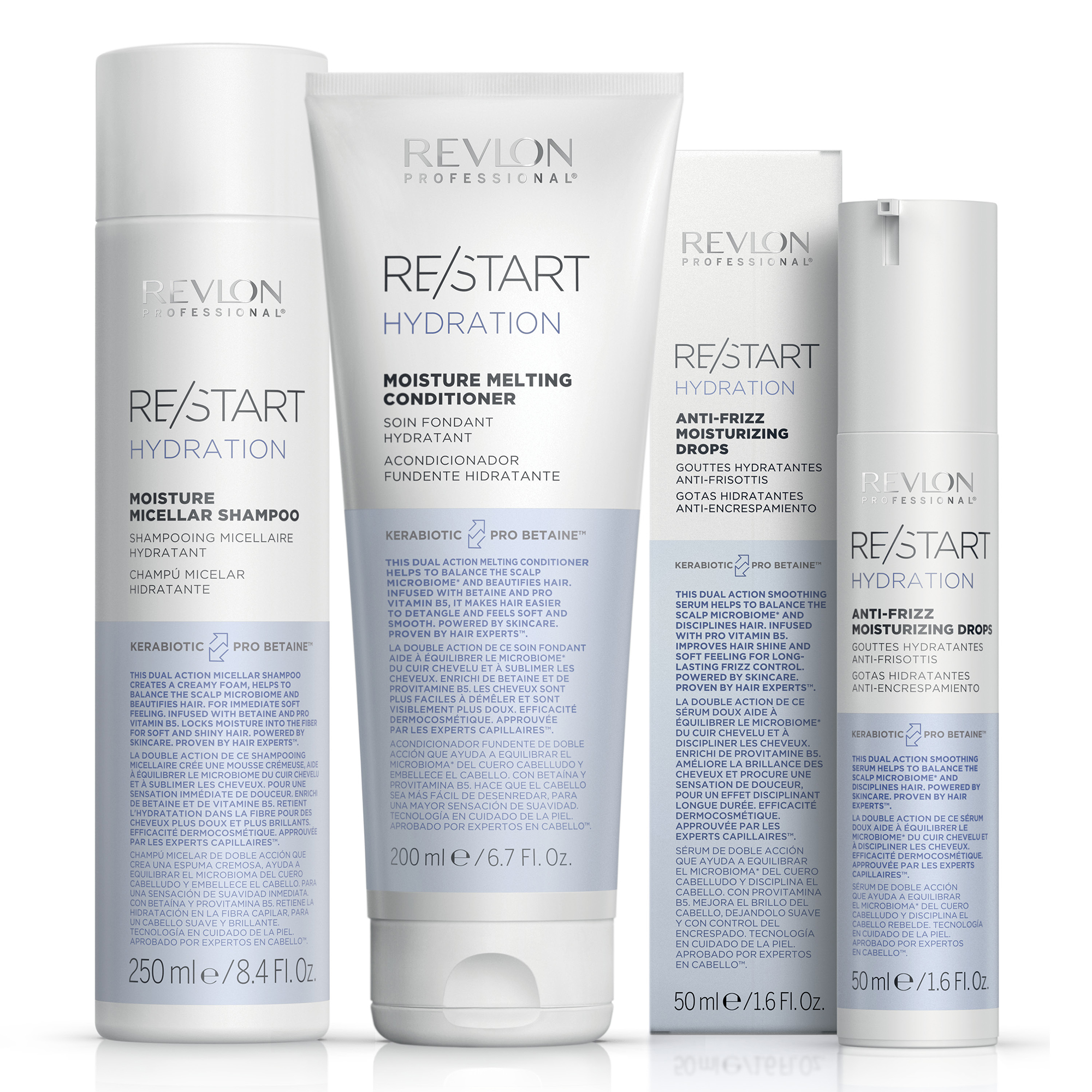 REVLON PROFESSIONAL RESTART HYDRATION SET 3 [SH+CO+MA] - HIDRATACIÓN - 1