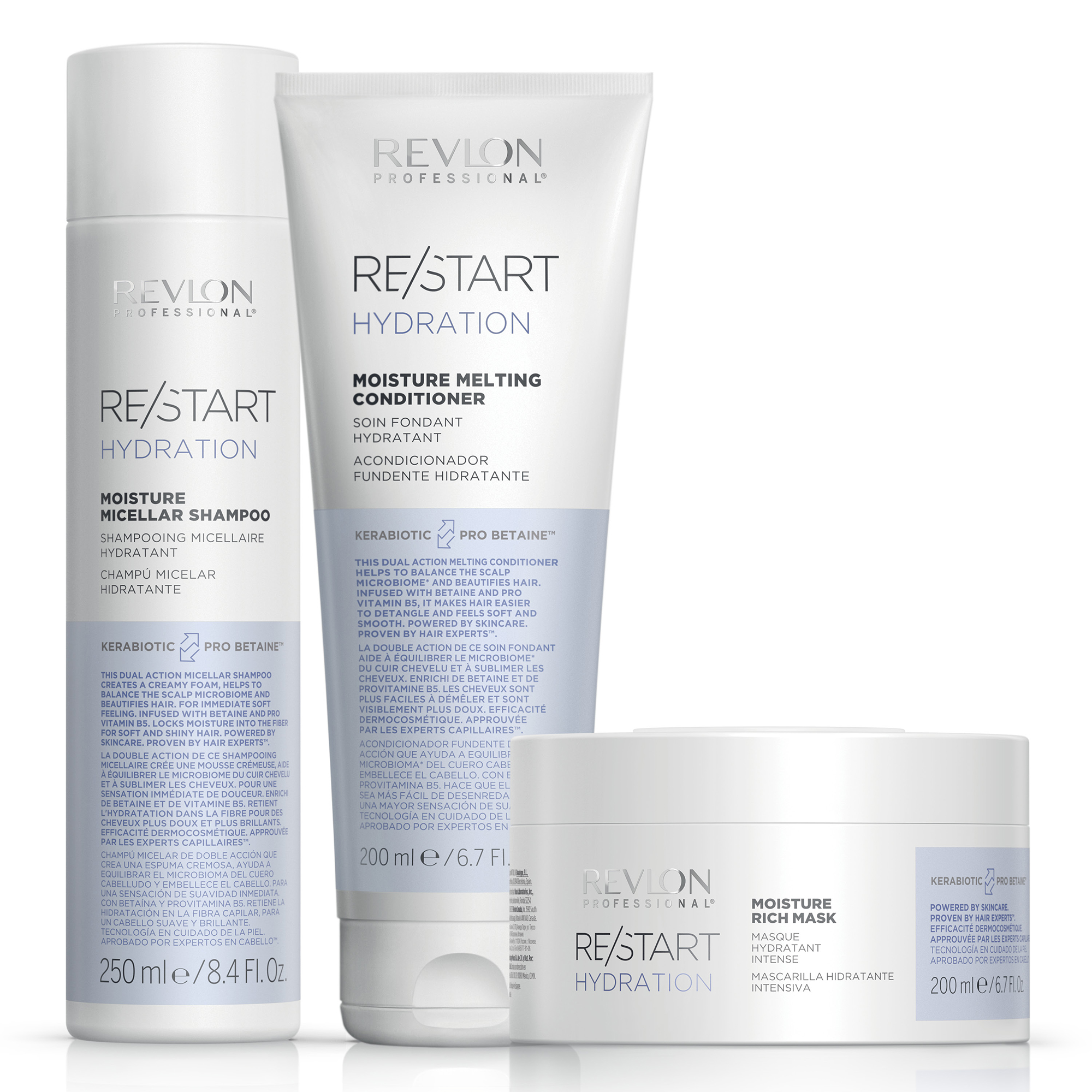 REVLON PROFESSIONAL RESTART HYDRATION SET 2 [SH+CO+SE] - HIDRATACIÓN - 1