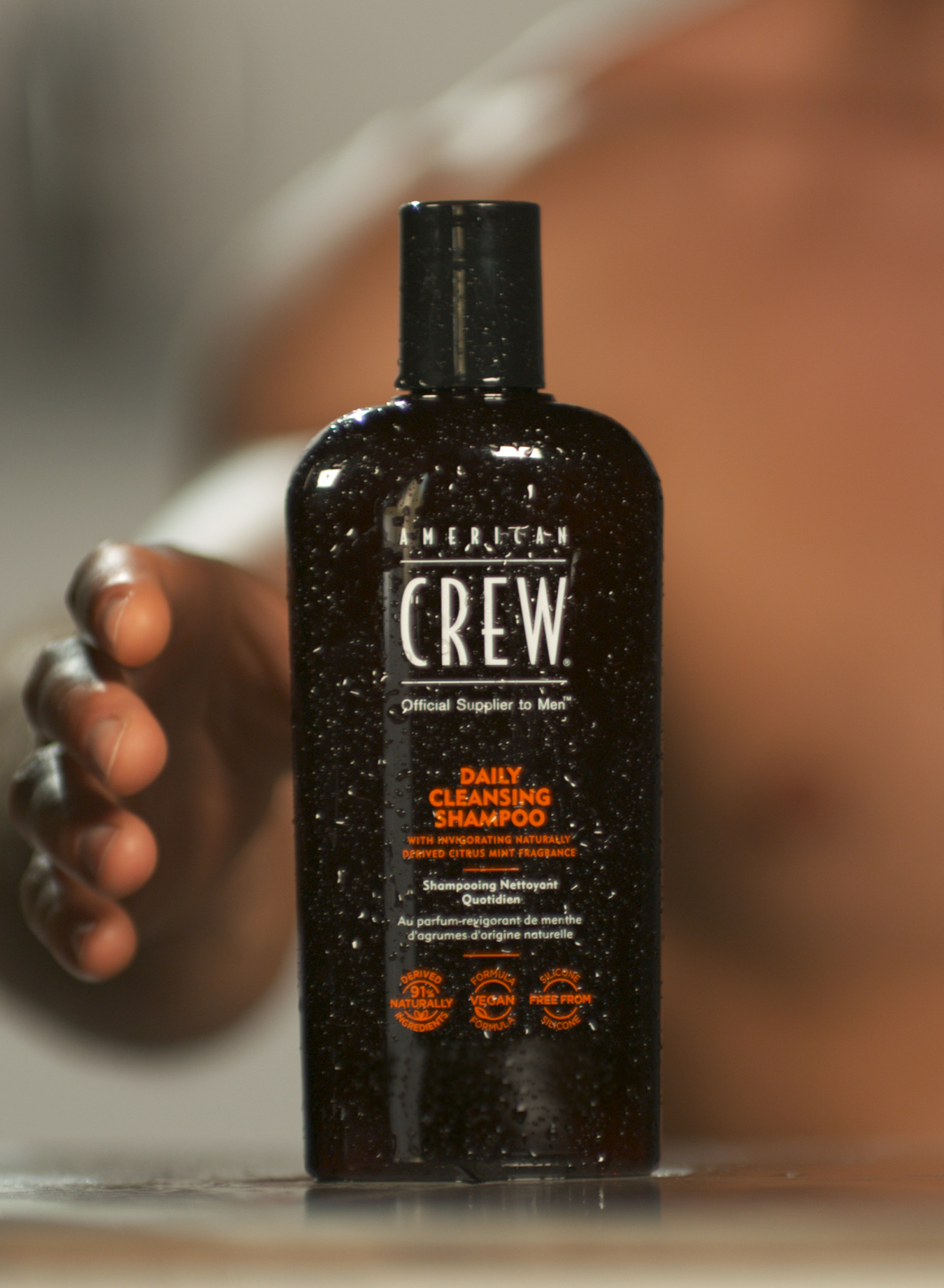 AMERICAN CREW SET FORMING CREAM + DAILY CLEANSING SHAMPOO - 4