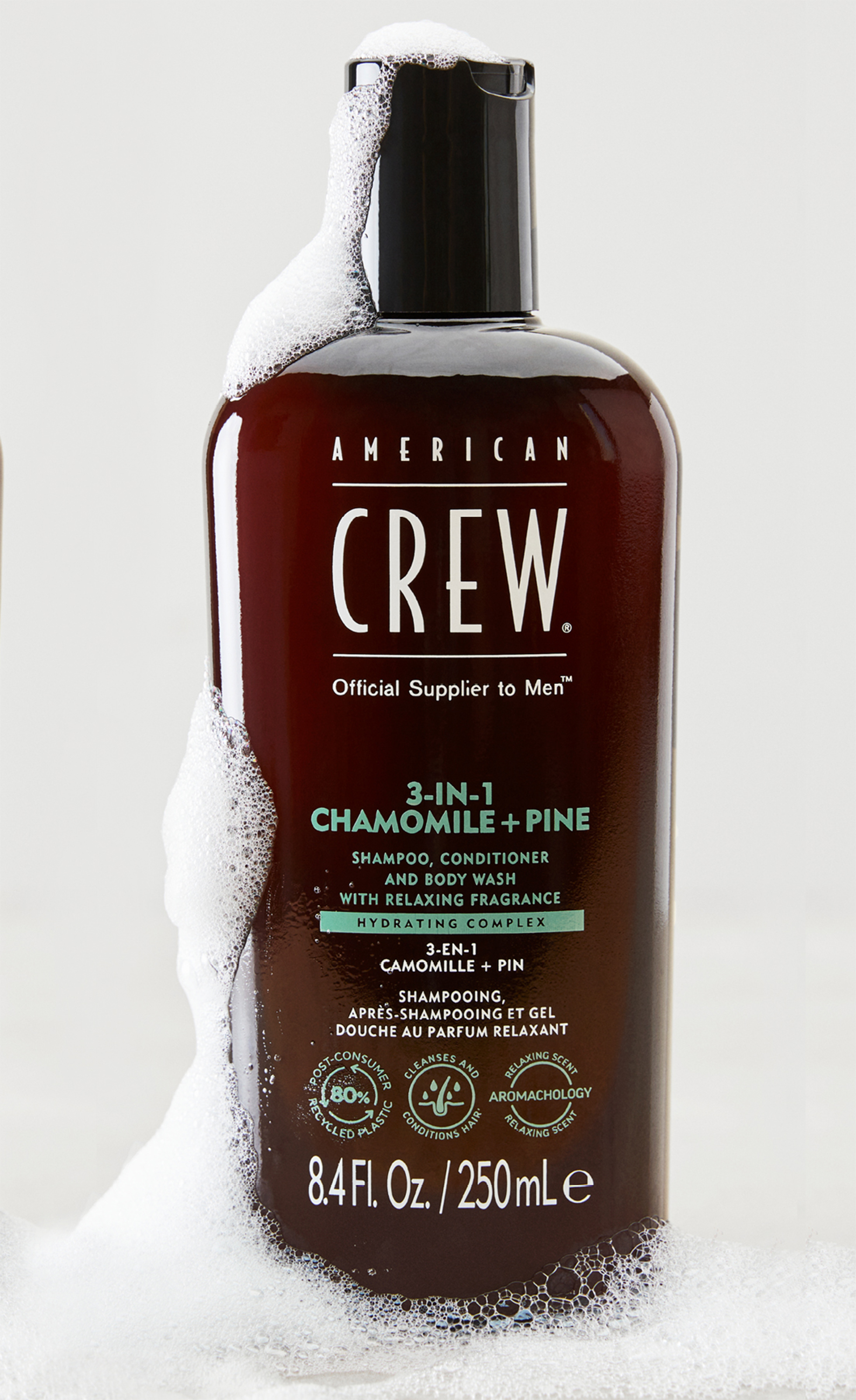 AMERICAN CREW 3 IN 1 RELAXING X 450 ML - SHAMPOO, CONDITIONER Y BODY WASH - 3