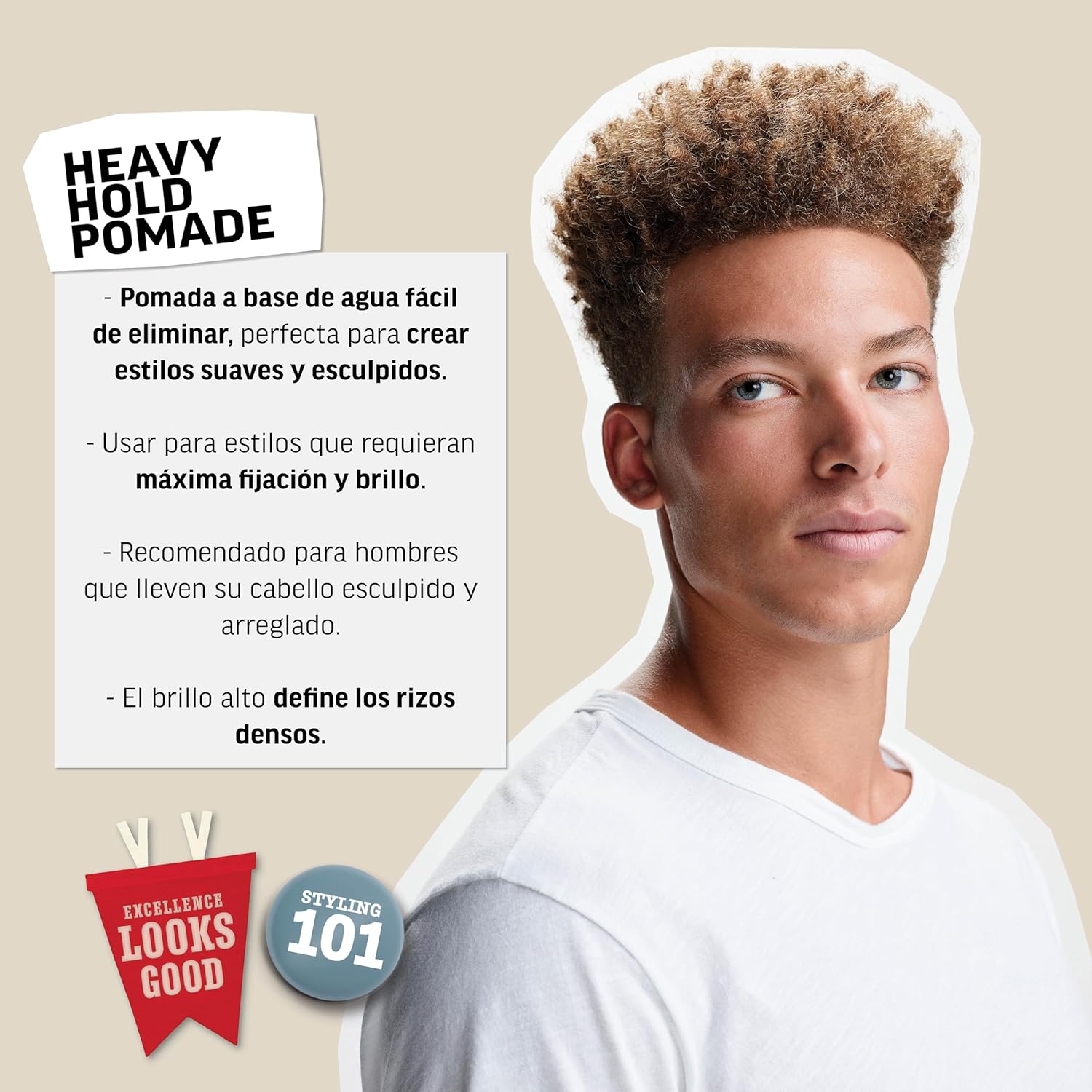 AMERICAN CREW HEAVY HOLD POMADE X 85 GR - CERA DE FIJACIÓN EXTREMA Y BRILLO INTENSO - 4