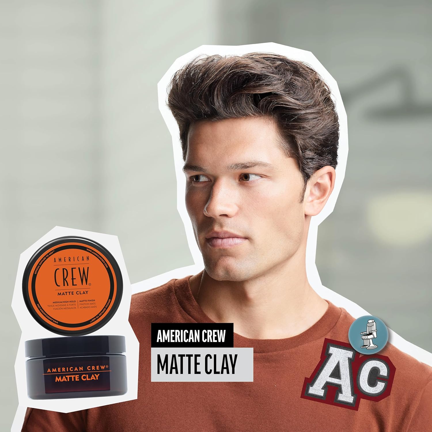 AMERICAN CREW MATTE CLAY X 85 GR - CERA DE FIJACIÓN MEDIA/FUERTE Y EFECTO MATE - 2