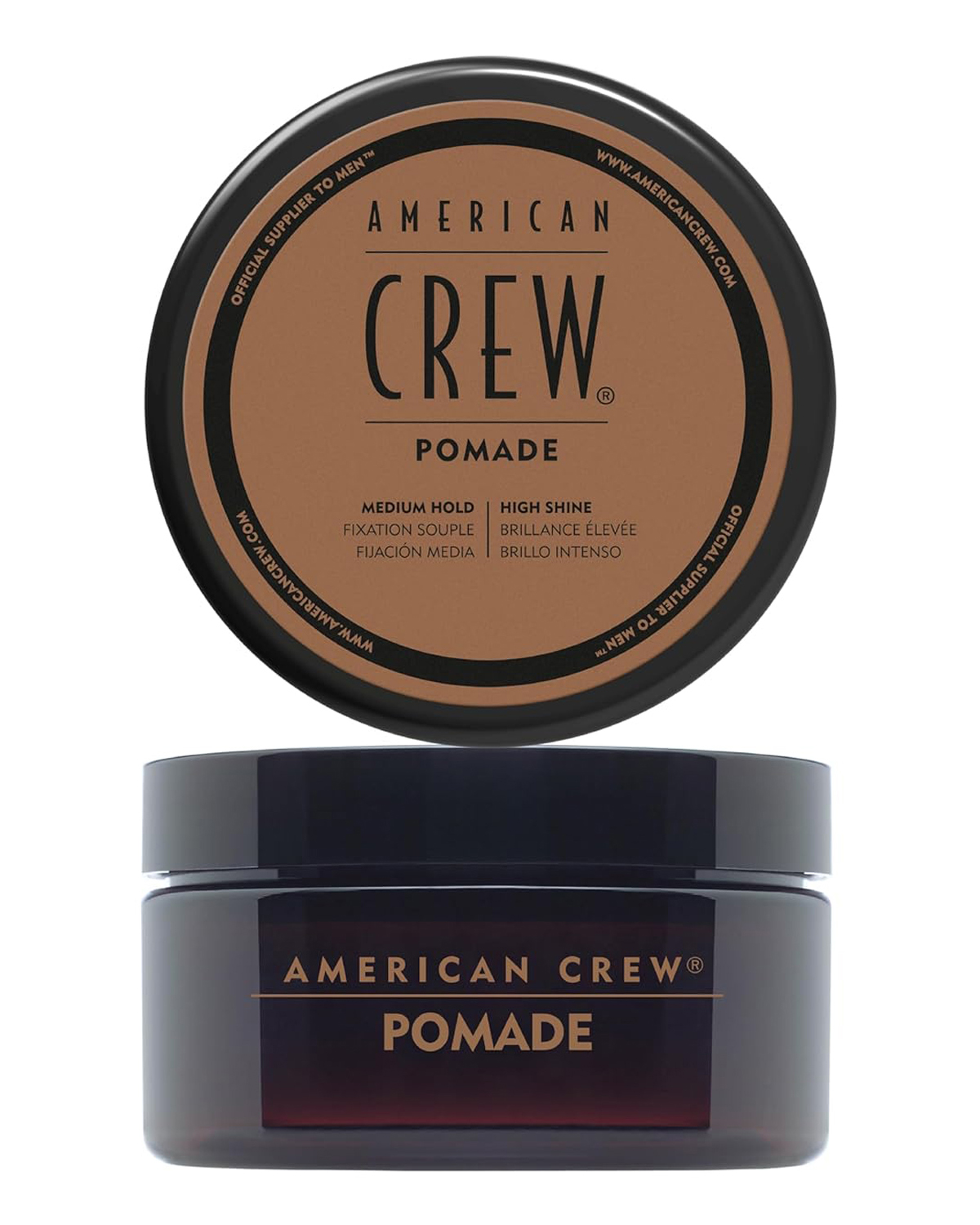 AMERICAN CREW POMADE X 85 GR - CERA DE FIJACIÓN MEDIA BRILLO ALTO - 1