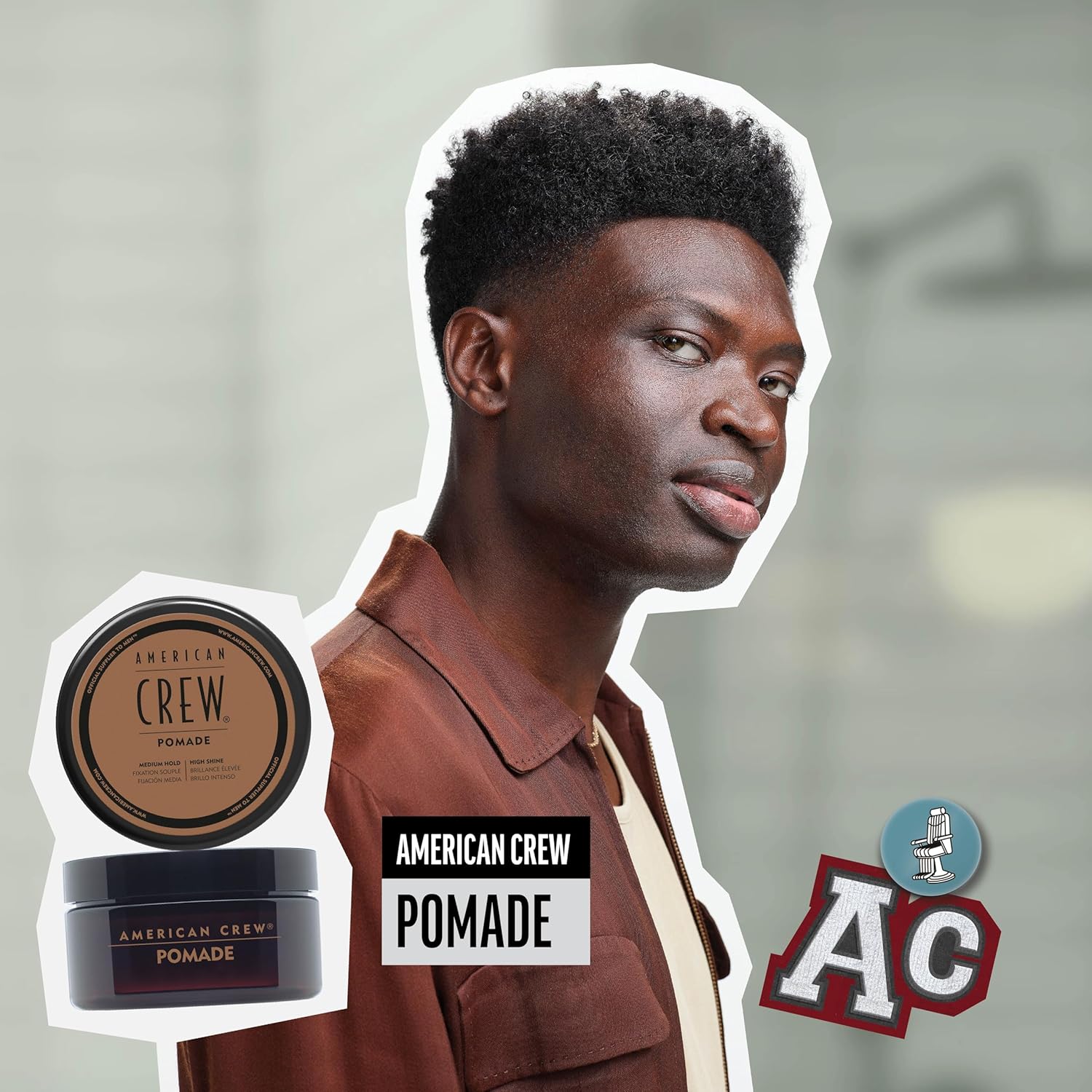 AMERICAN CREW POMADE X 85 GR - CERA DE FIJACIÓN MEDIA BRILLO ALTO - 2