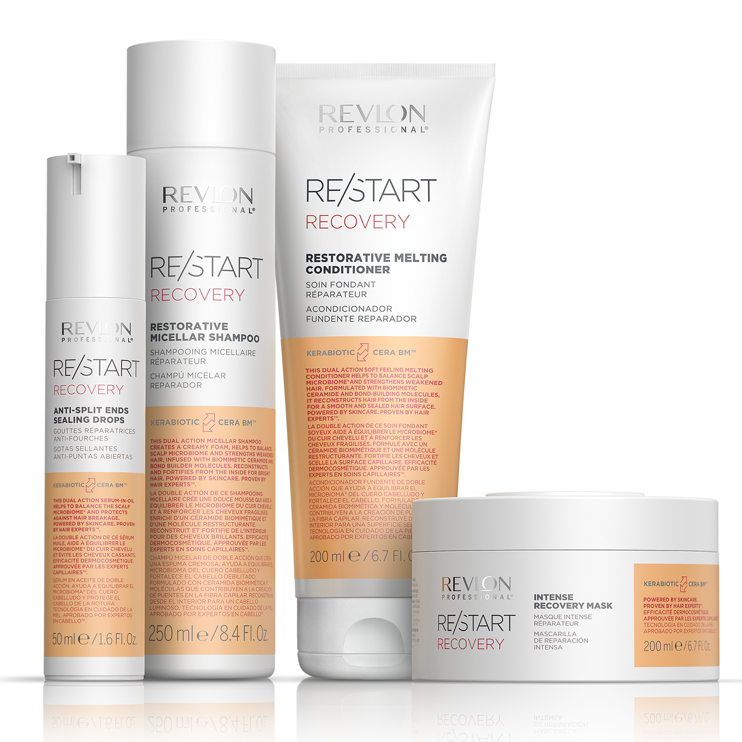 REVLON PROFESSIONAL RESTART RESTORATIVE MASK X 250 ML - MASCARILLA REPARADORA INTENSIVA - 4