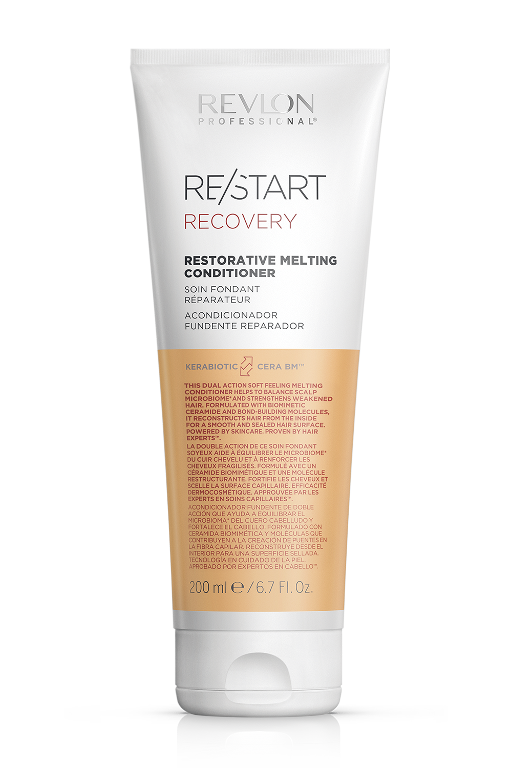 REVLON PROFESSIONAL RESTART RESTORATIVE CONDITIONER X 200 ML - ACONDICIONADOR REPARADOR - 1