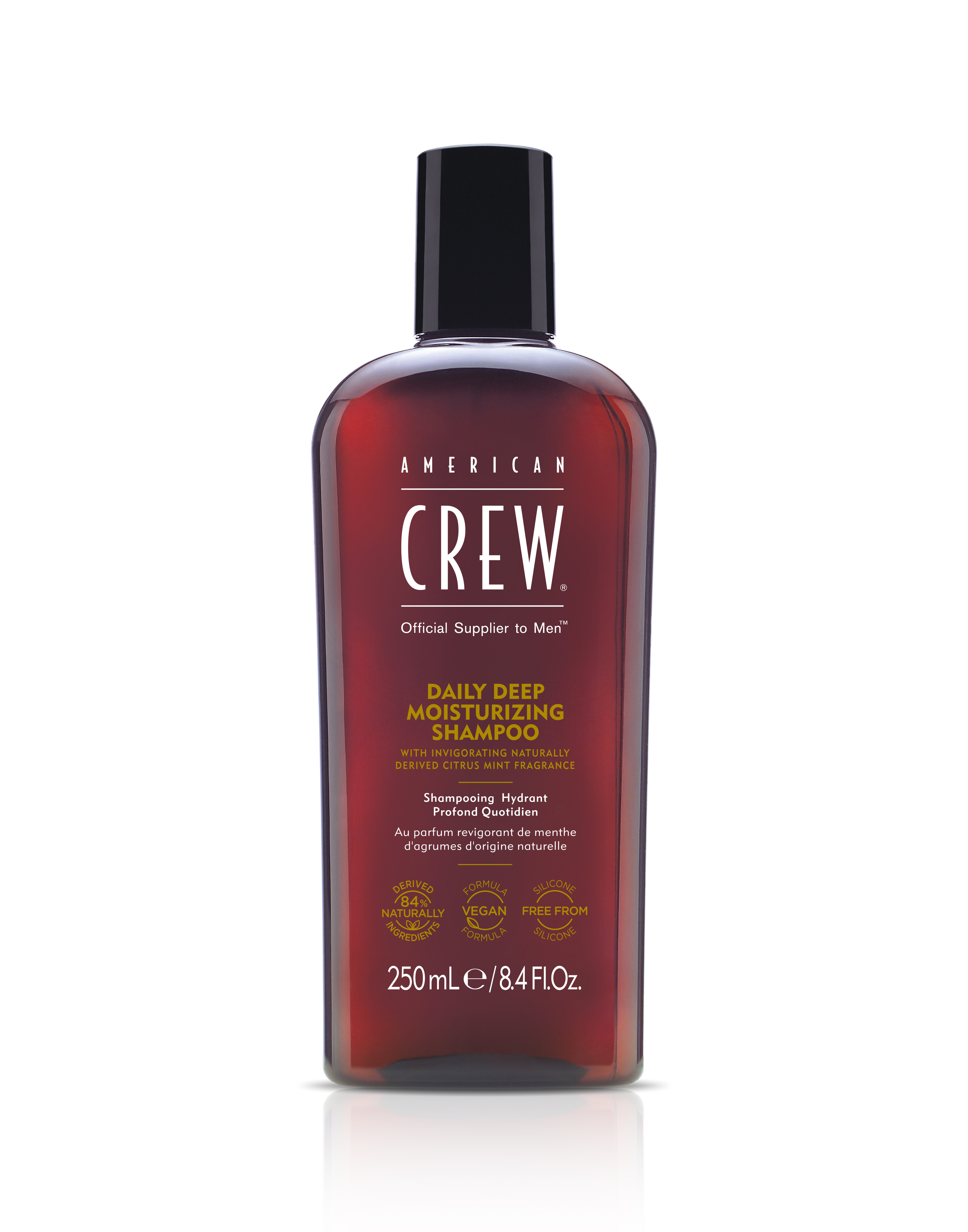 AMERICAN CREW  DAILY DEEP MOISTURIZING SHAMPOO  X 250 ML - SHAMPOO HIDRATANTE DE USO DIARIO - 1
