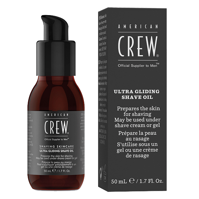 AMERICAN CREW ULTRA GLIDING SHAVE OIL X 50 ML - ACEITE ANTI-IRRITACIÓN PRE AFEITADO - 1