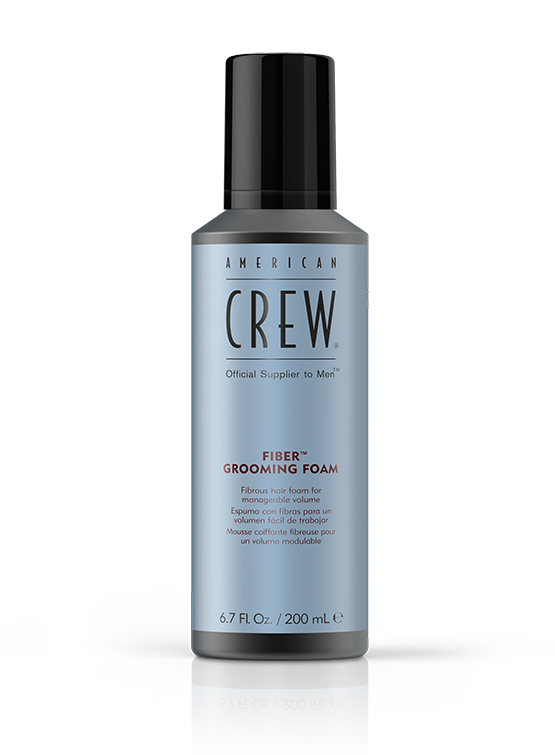 AMERICAN CREW FIBER FOAM X 200 ML - ESPUMA FIJACIÓN MEDIA Y BRILLO NATURAL - 1