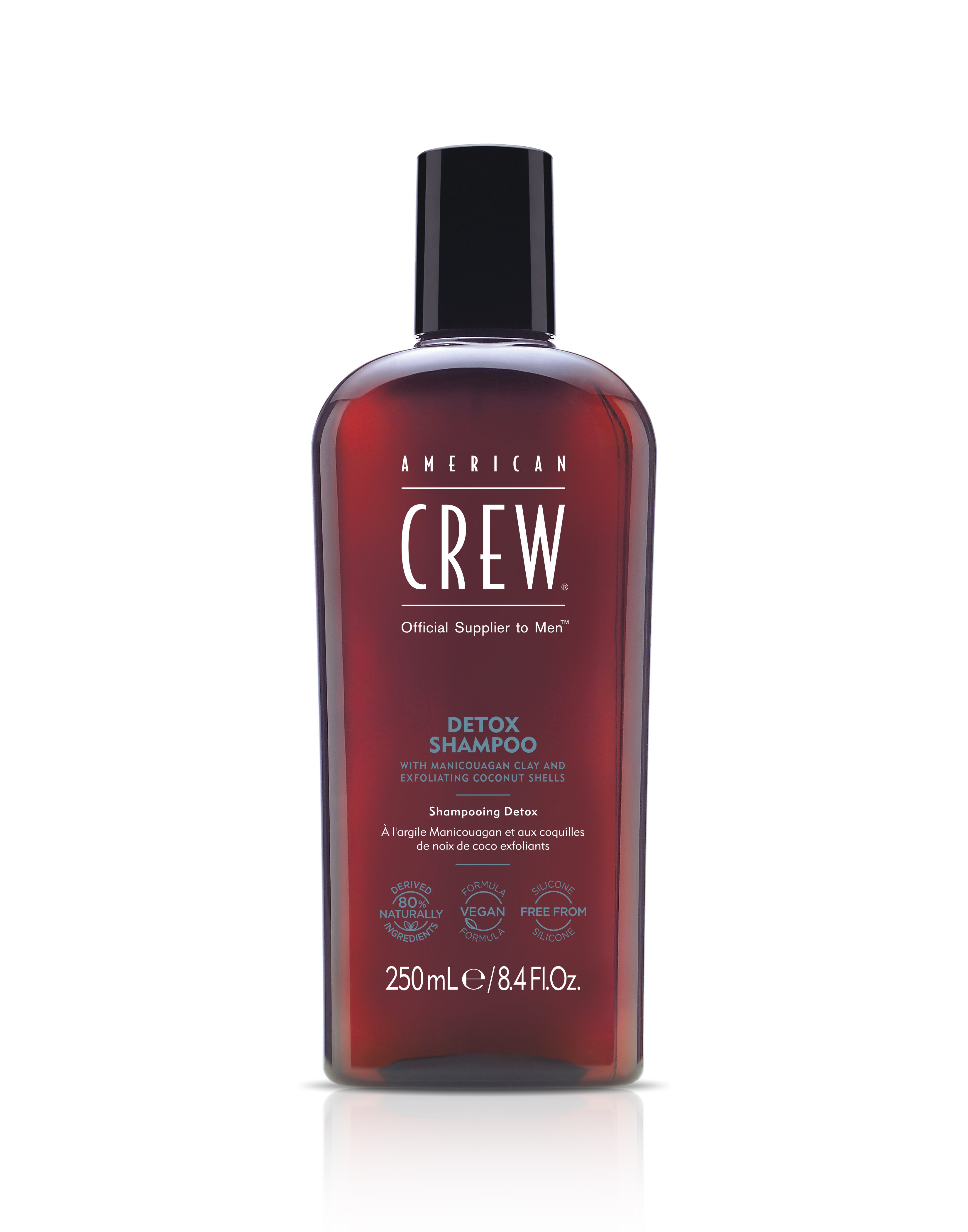 AMERICAN CREW  DETOX SHAMPOO X 250 ML - SHAMPOO DETOXIFICANTE Y EXFOLIANTE - 1