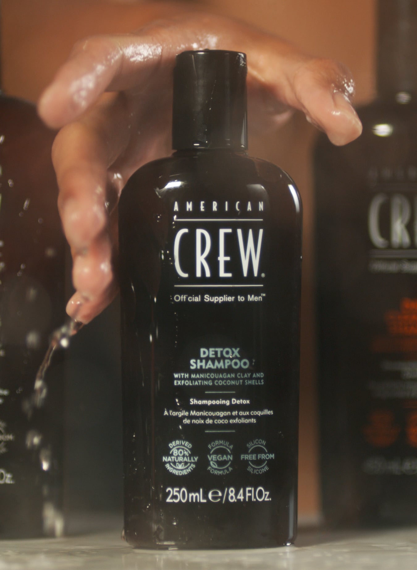AMERICAN CREW  DETOX SHAMPOO X 250 ML - SHAMPOO DETOXIFICANTE Y EXFOLIANTE - 4