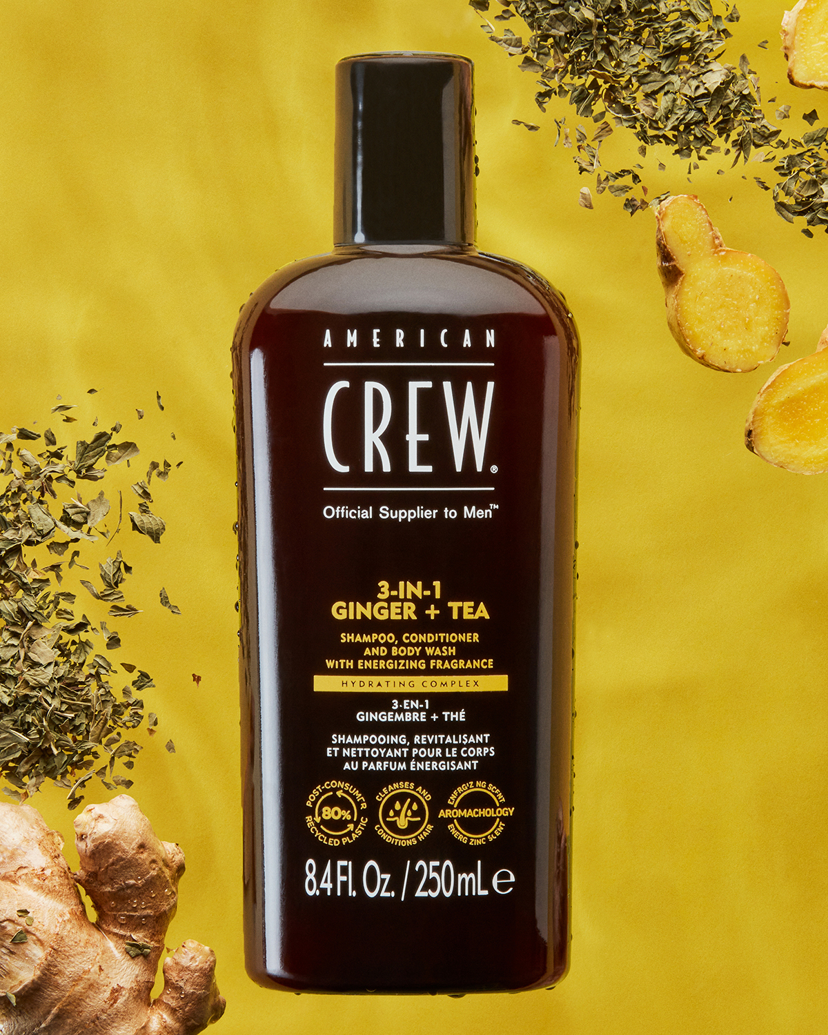 AMERICAN CREW 3 IN 1 ENERGIZING X 450 ML - SHAMPOO, CONDITIONER Y BODY WASH - 2
