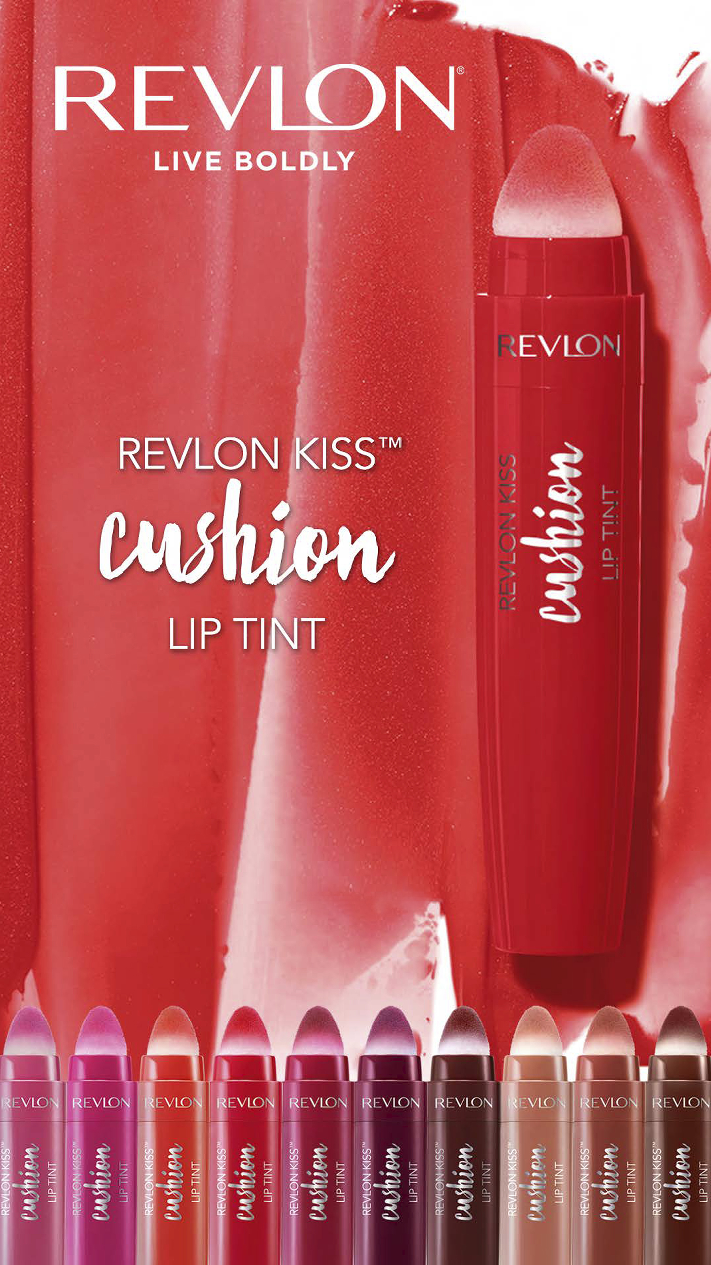 TINTA LABIOS REVLON KISS CUSHION LIP TINT PRETTY KISS 210 - 6