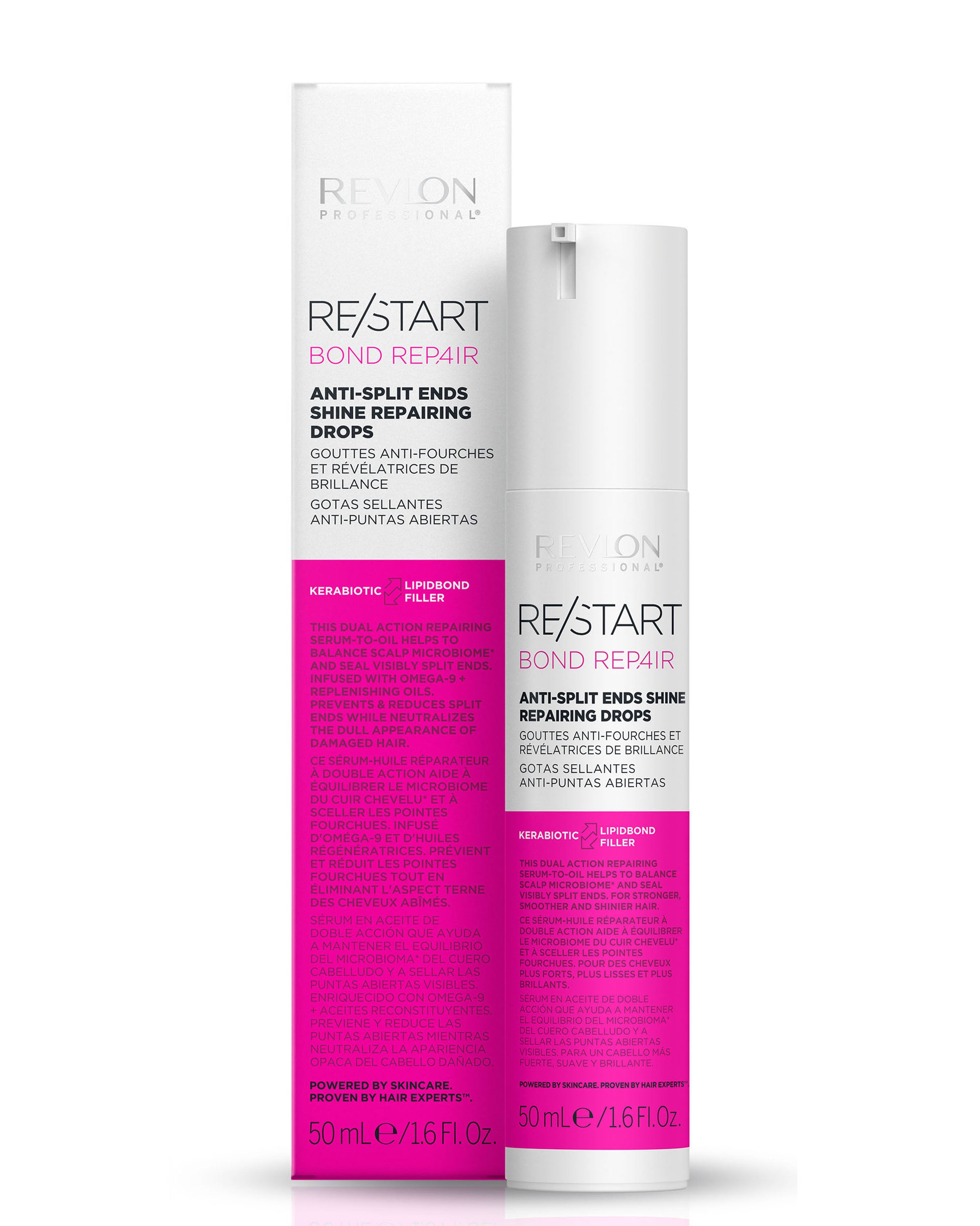 SÉRUM REVLON PROFESSIONAL 8432225114910 RE/START RECOVERY SEALING DROPS X 50ML X 250ML REPARADOR PUNTAS - 1