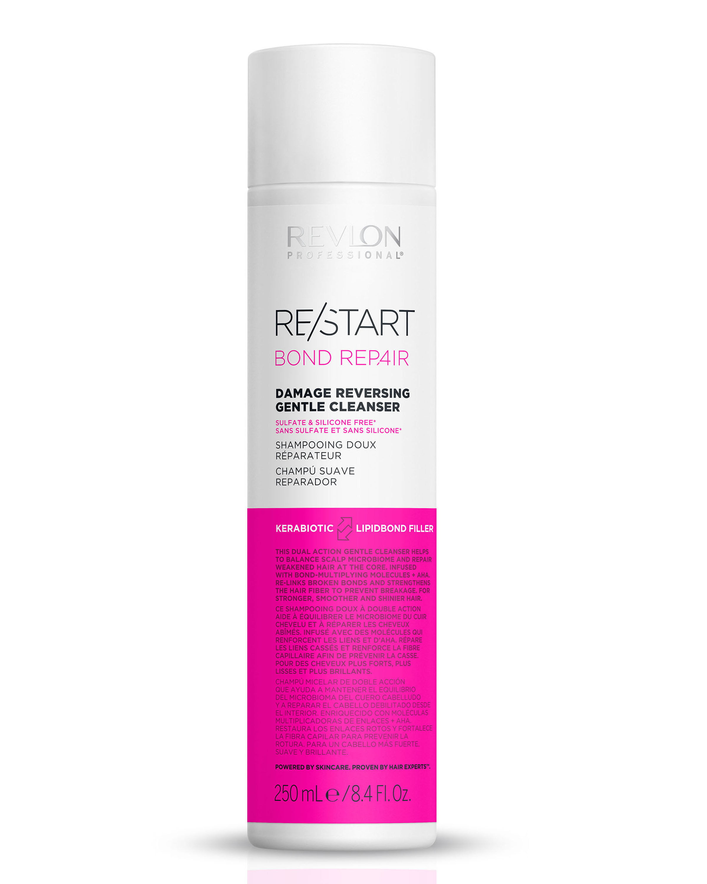 REVLON PROFESSIONAL RESTART REPAIR SHAMPOO X 250 ML - SHAMPOO MICELAR REPARADOR - 1