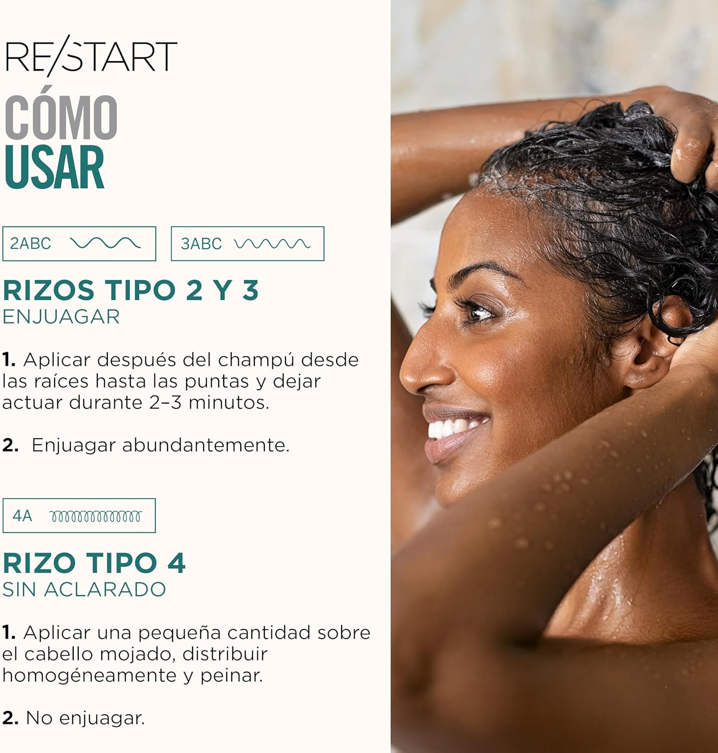 REVLON PROFESSIONAL RESTART CURLS  SET 2 [SH+CO+DC] - P/CAB ONDEADO Y RIZADO - 4