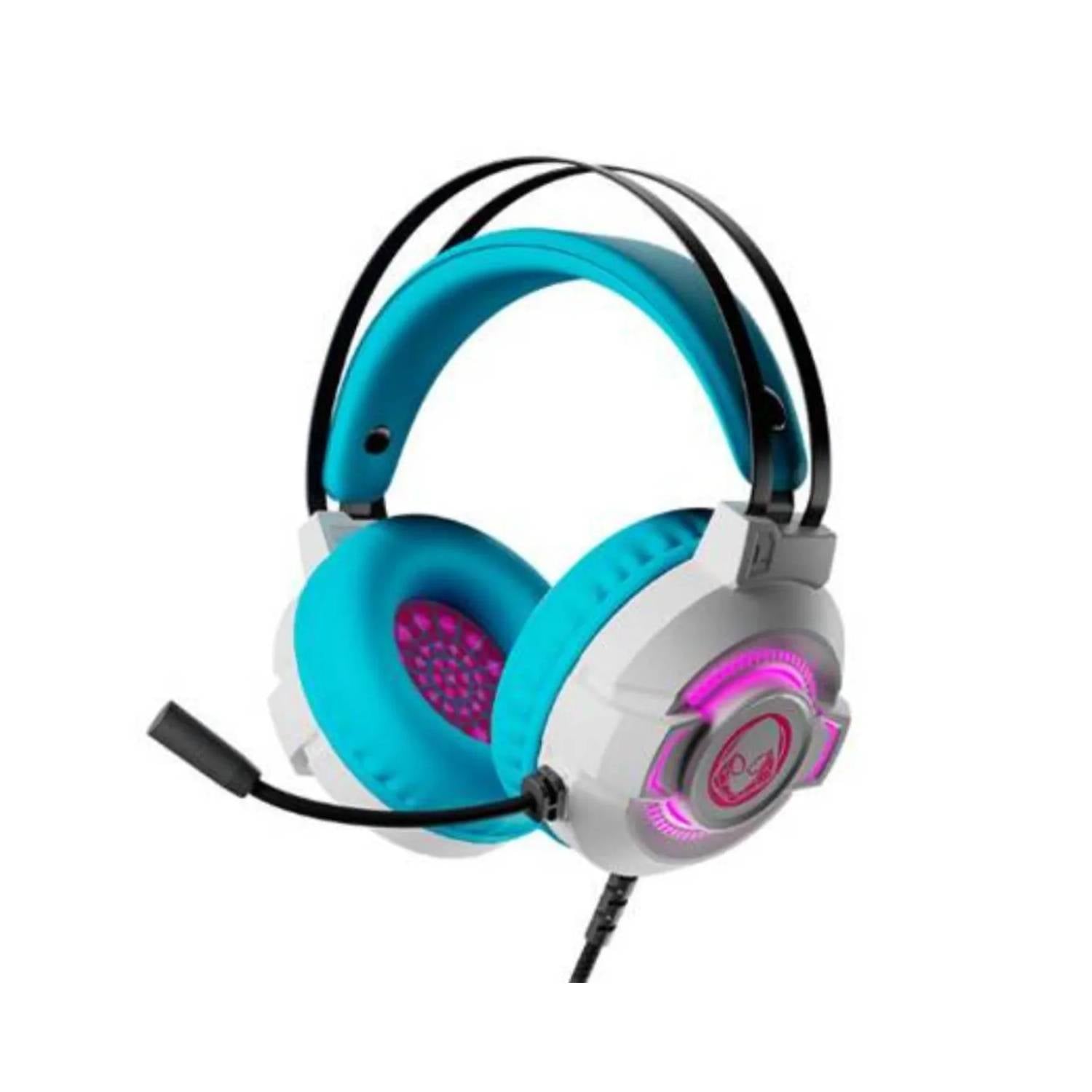 AUDIFONO XTECH GAMING GHOST SPIDER USB ROSADO PN XTH-M565SG - 1