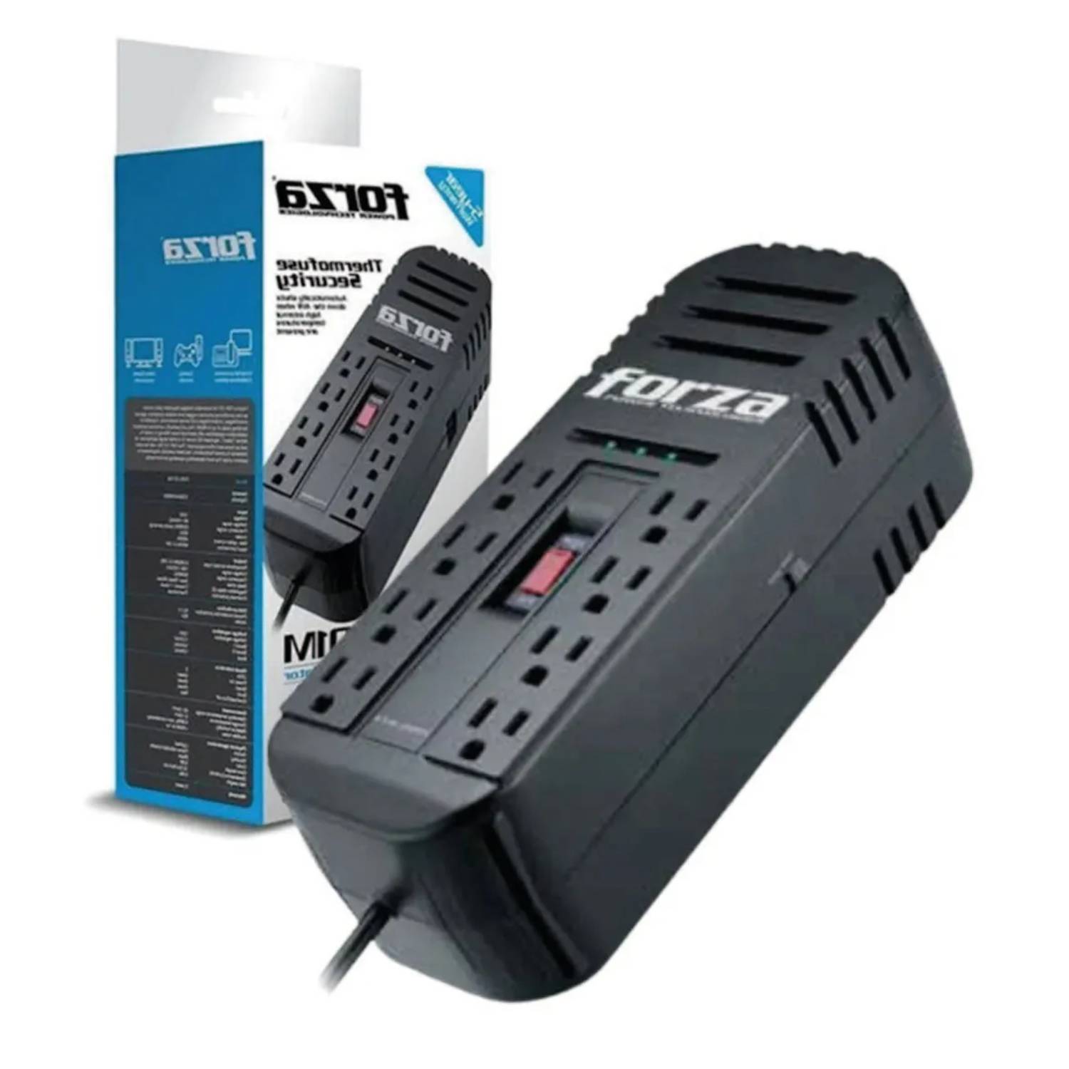ESTABILIZADOR FORZA FVR 2202 2200VA 1100W 8TOMAS - 3