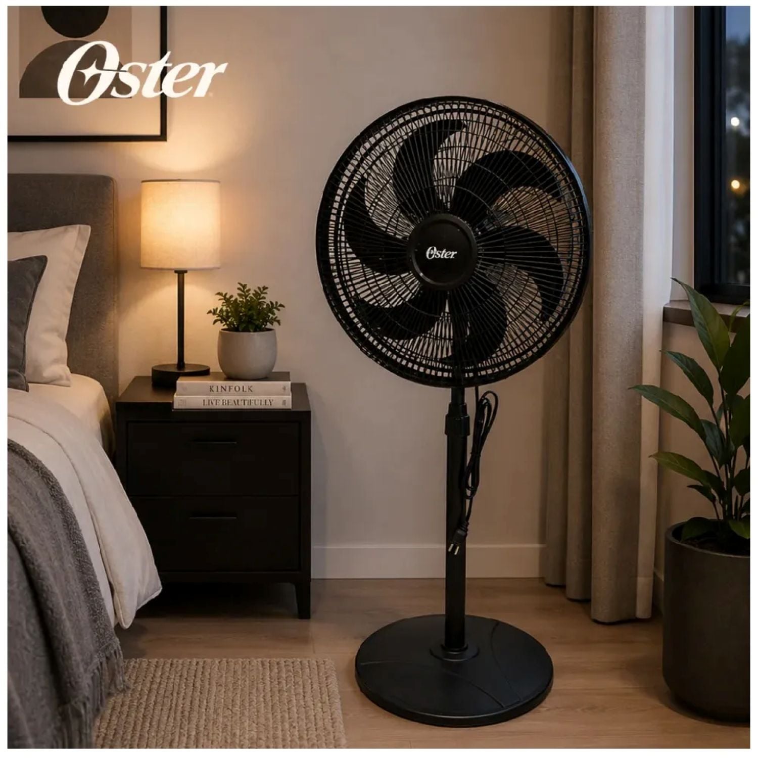 VENTILADOR DE PEDESTAL OSTER EOSVELIST1631-6H 18 PULGADAS - 2