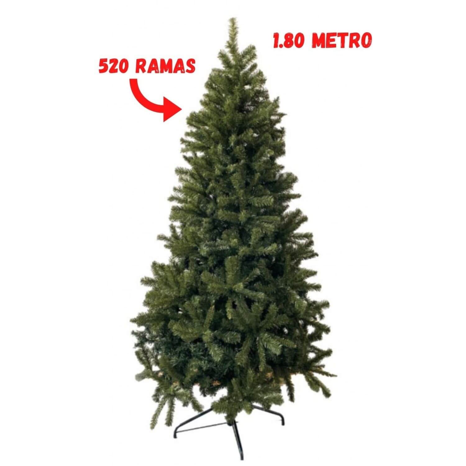 ÁRBOL DE NAVIDAD FLORIPA VERDE 180CM - 1