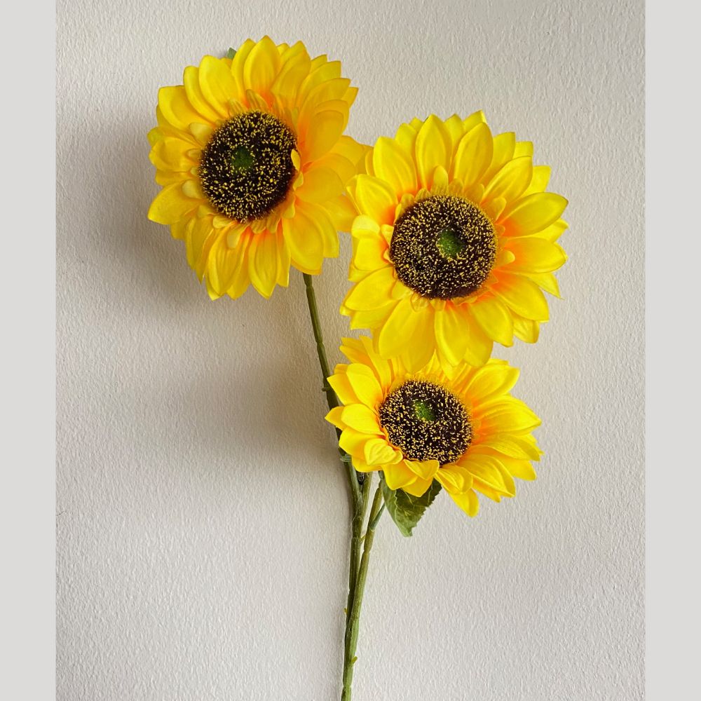 PACK DE 2 VARAS CON 3 GIRASOLES FLORIPASTORE - 2