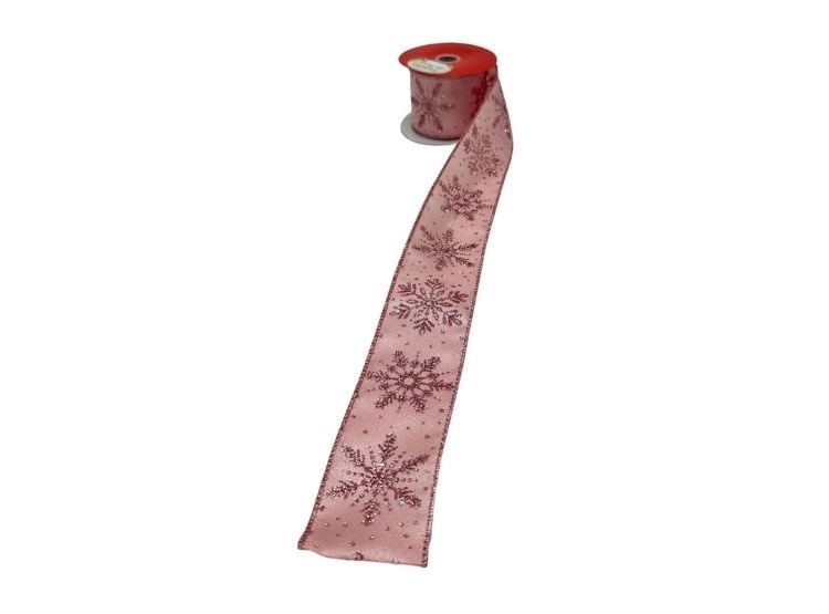 CINTA NAVIDEÑA DECORATIVA FLORIPA EN ROLLO DE 9.1M CF571 - 1