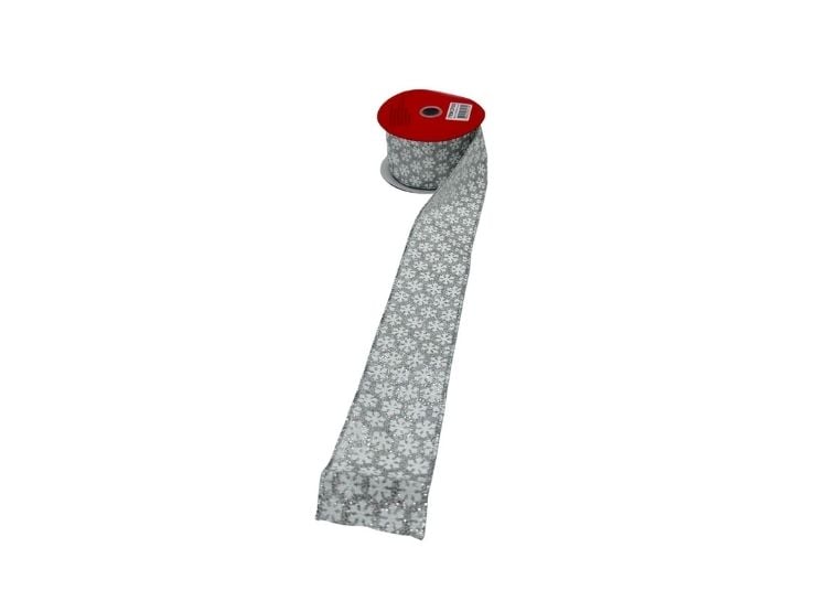 CINTA NAVIDEÑA DECORATIVA FLORIPA EN ROLLO DE 9.1M CF625 - 1