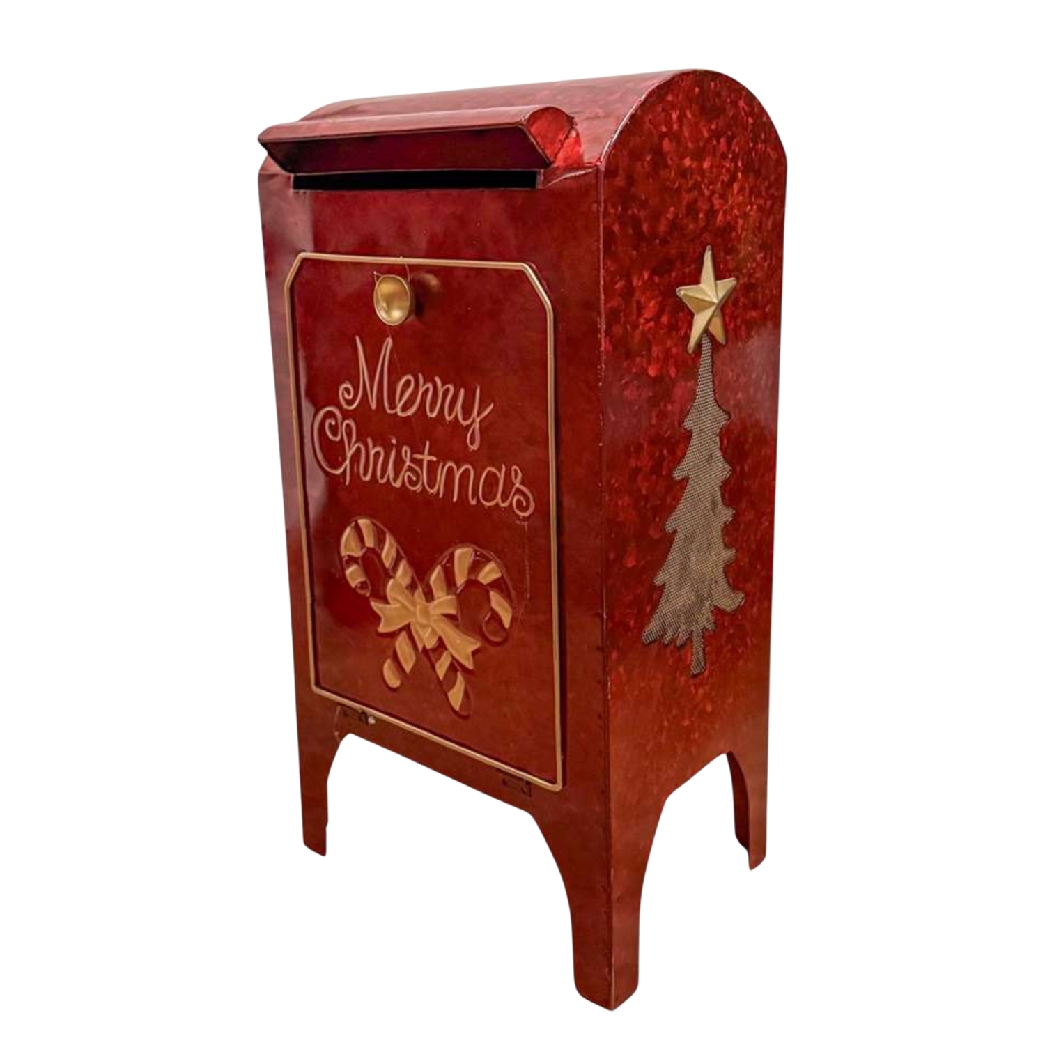 CAJA DE CORREO DECORATIVA DE METAL DE 55CM FM24 FLORIPASTORE - 1