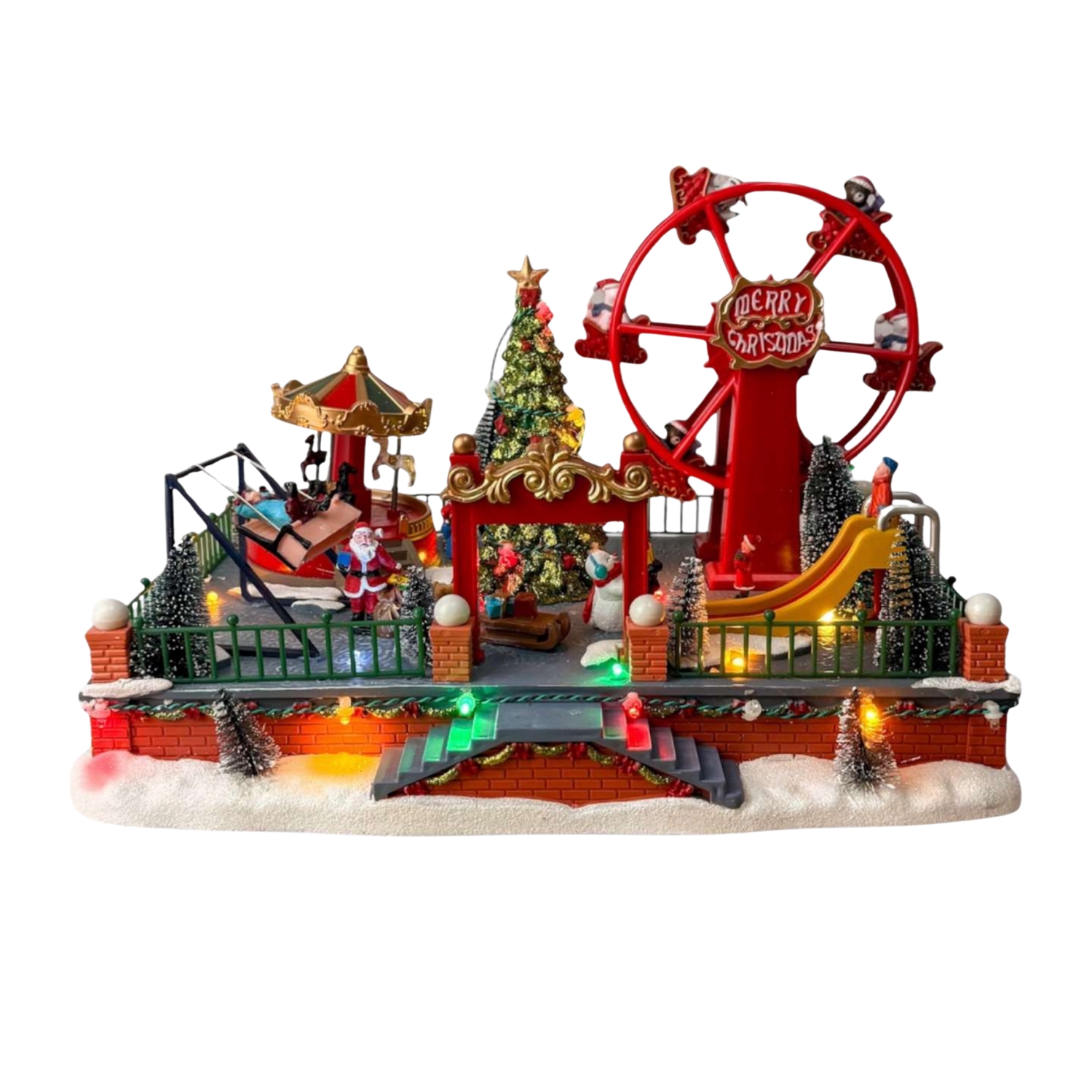 PARQUE DE DIVERSIONES DE 27CM NAVIDEÑO FC121 FLORIPASTORE - 1
