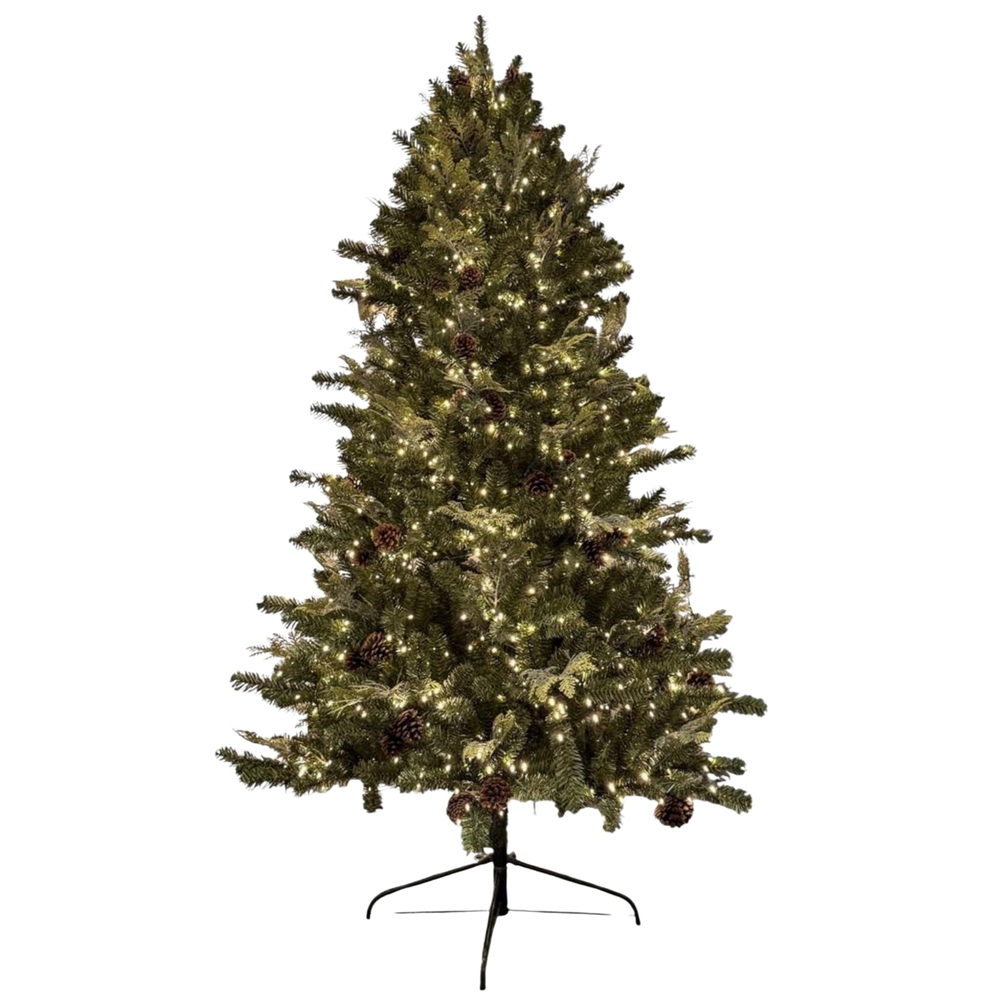 ÁRBOL DE NAVIDAD DE 210CM 1327 RAMAS Y1800 LUCES AMF210 FLORIPASTORE - 4