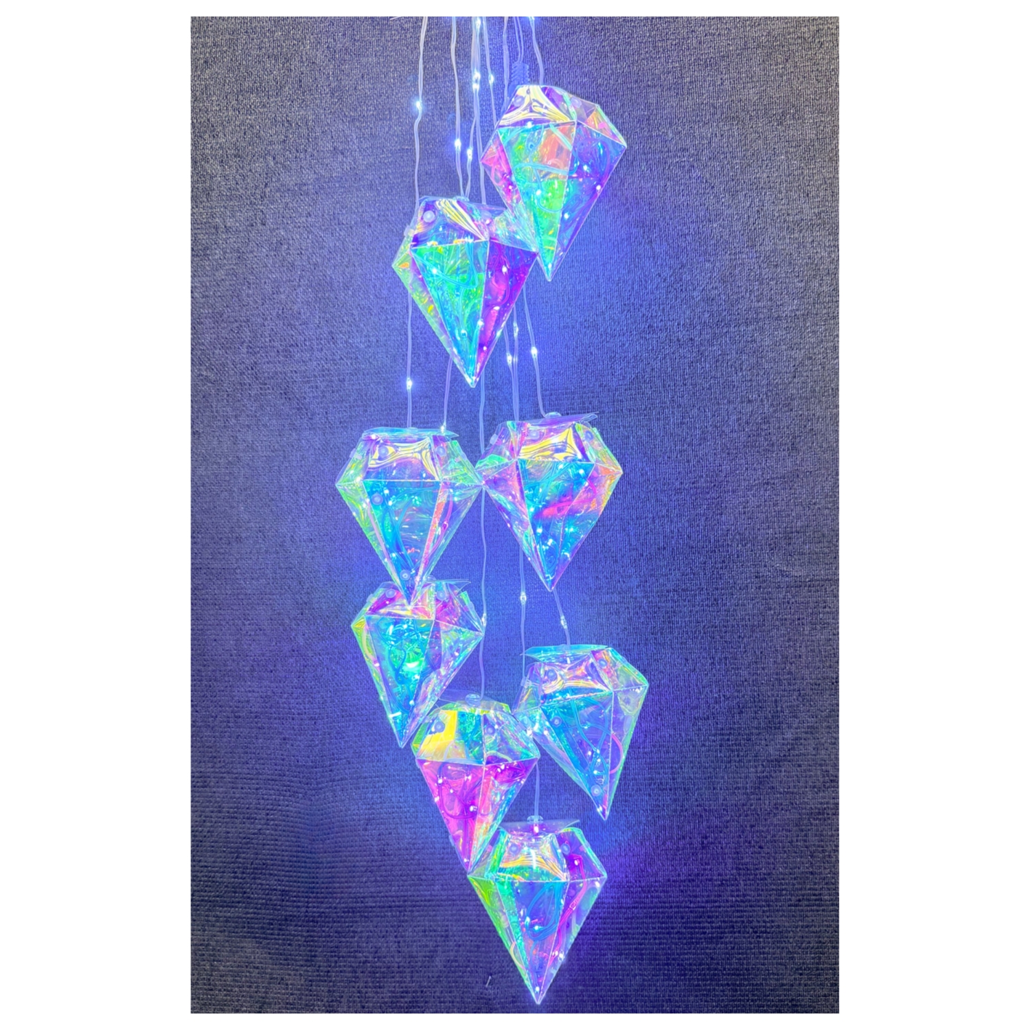 LUCES LED CON 5 DIAMANTES DE 13CM CV972 FLORIPASTORE - 1