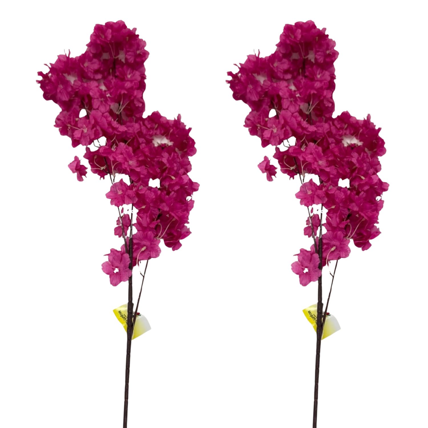 PACK DE 2 VARAS DE FLOR DE CEREZO ROSADO ARTIFICIAL DE 97CM BG510276FU FLORIPASTORE - 1