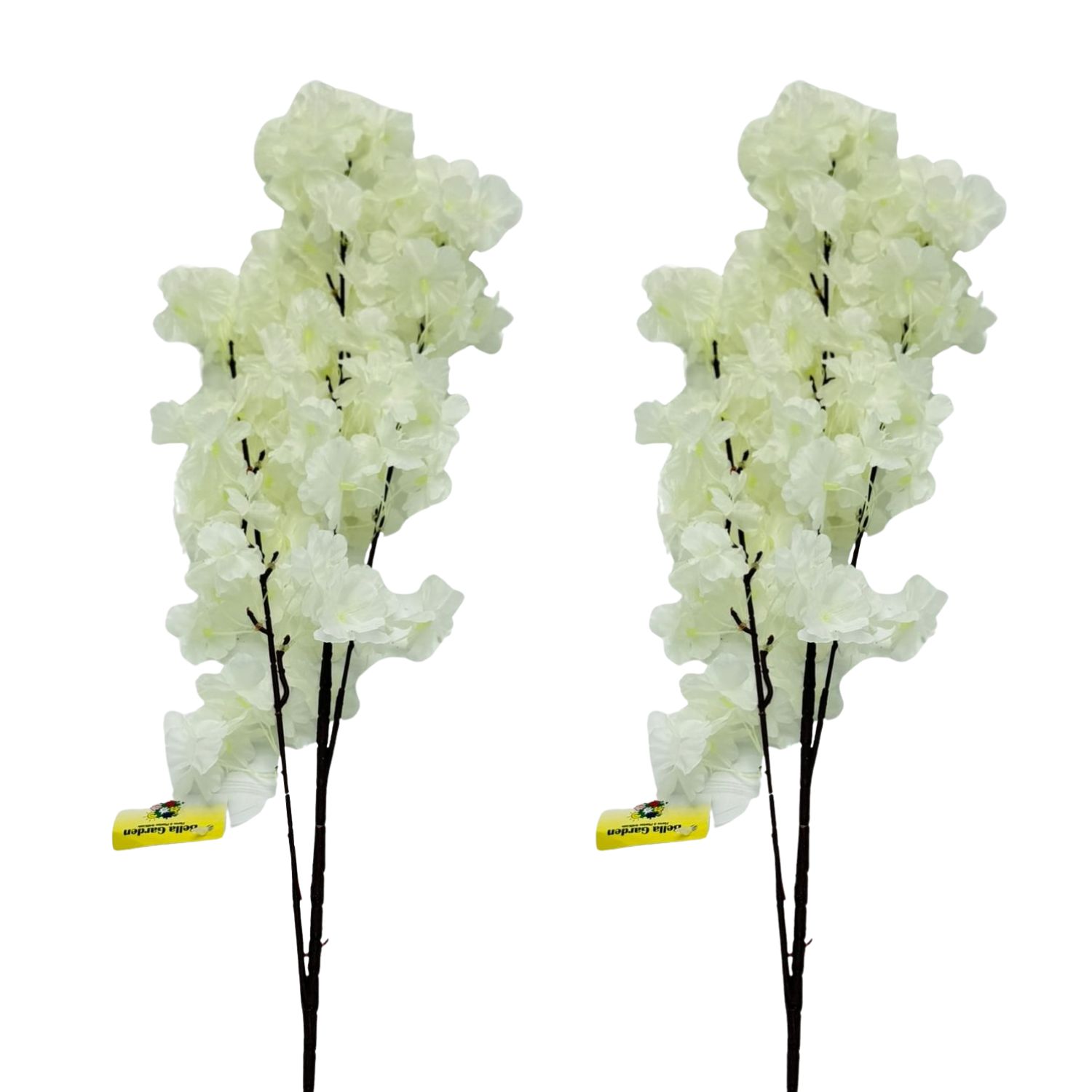 PACK DE 2 VARAS DE FLOR DE CEREZO BLANCO ARTIFICIAL DE 97CM BG510276WT FLORIPASTORE - 1