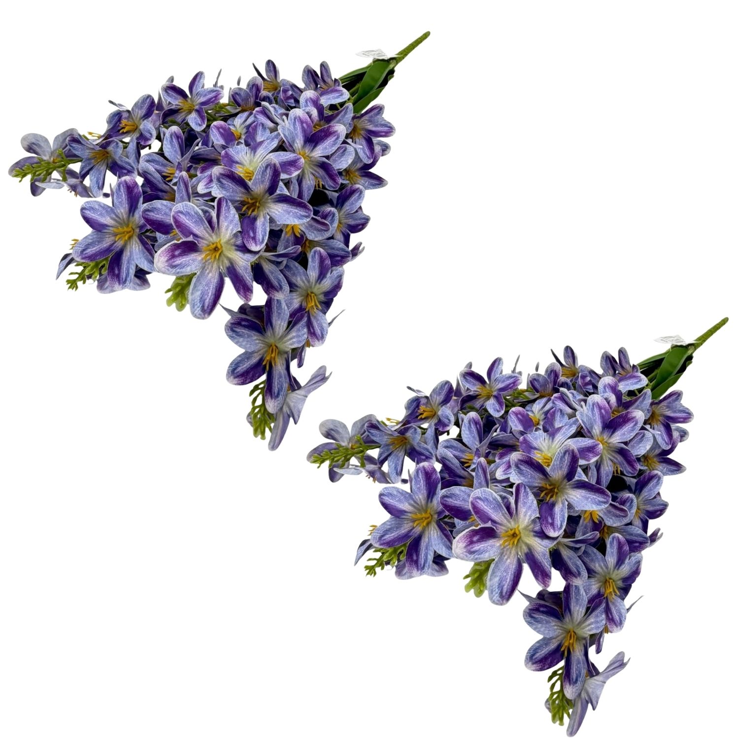 PACK DE 2 BOUQUETS DE 5 FLORES JACINTO ARTIFICIALES DE 46CM GPB26332-2MO FLORIPASTORE - 1